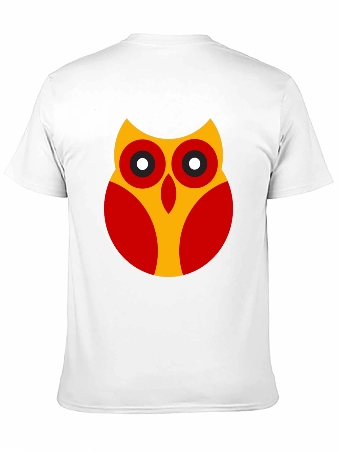 Stylish Black T-Shirt with Owl Graphic