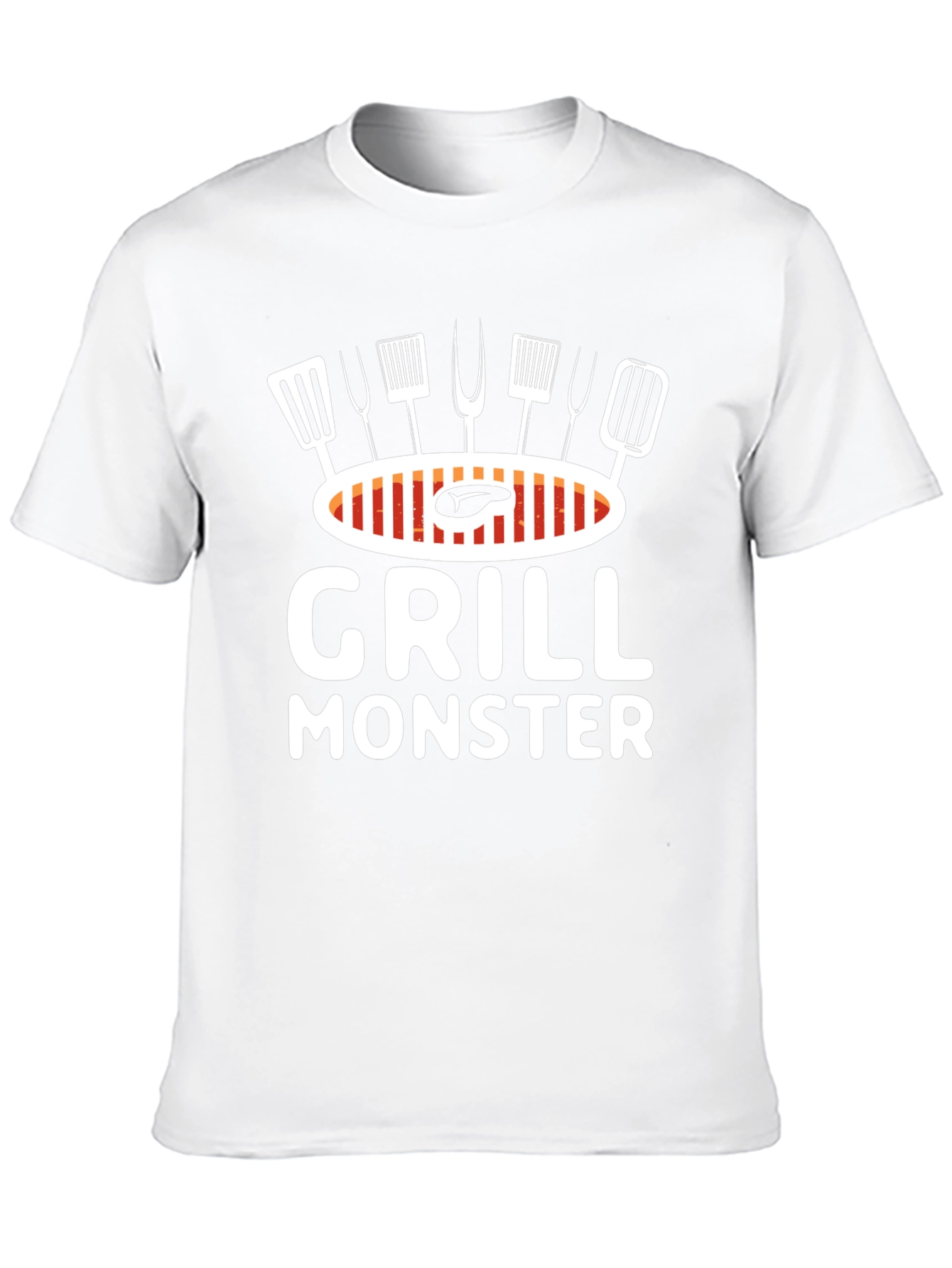 Grill Monster Black Graphic T-Shirt