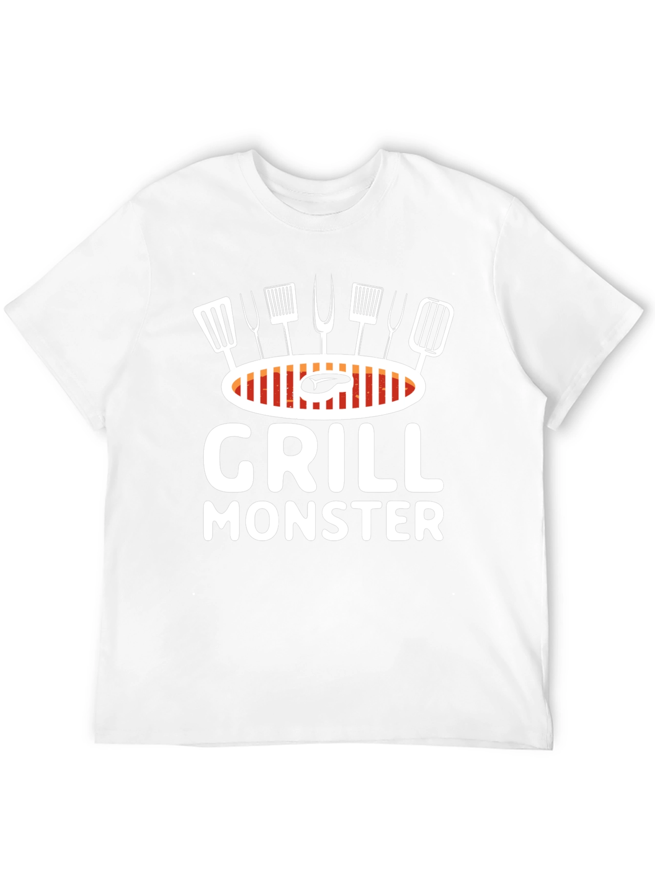 Grill Monster Black Graphic T-Shirt