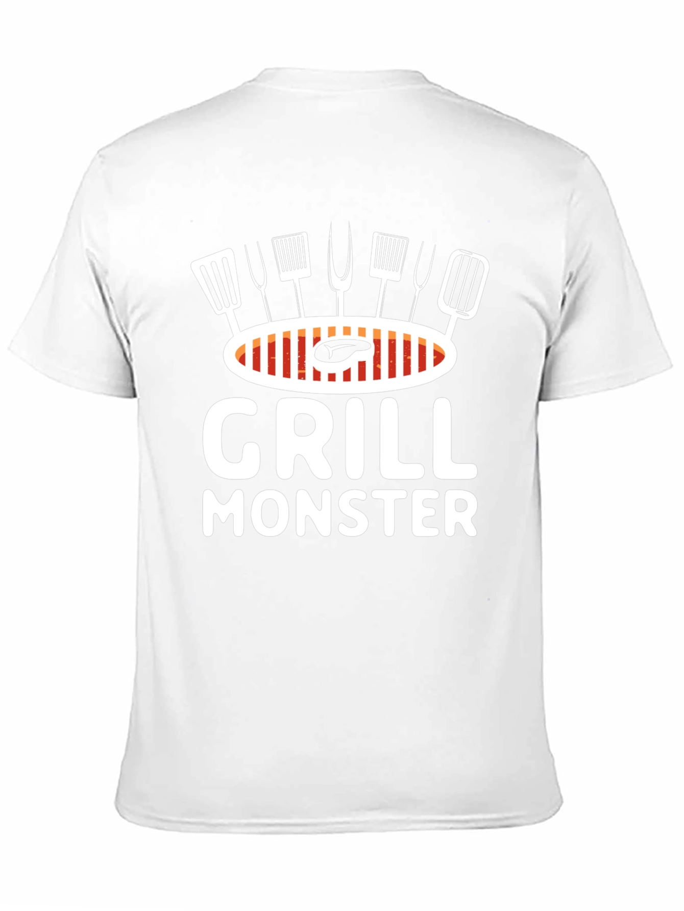 Grill Monster Black Graphic T-Shirt