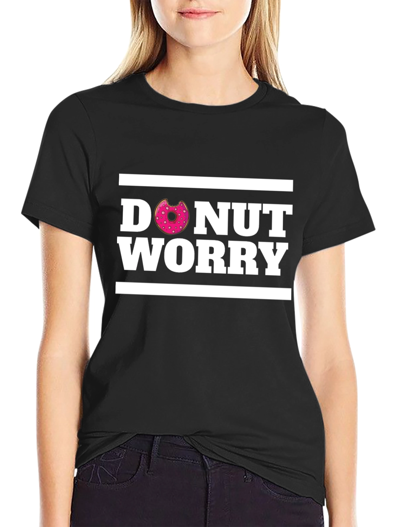 Donut Worry T-Shirt - Funny Graphic Tee