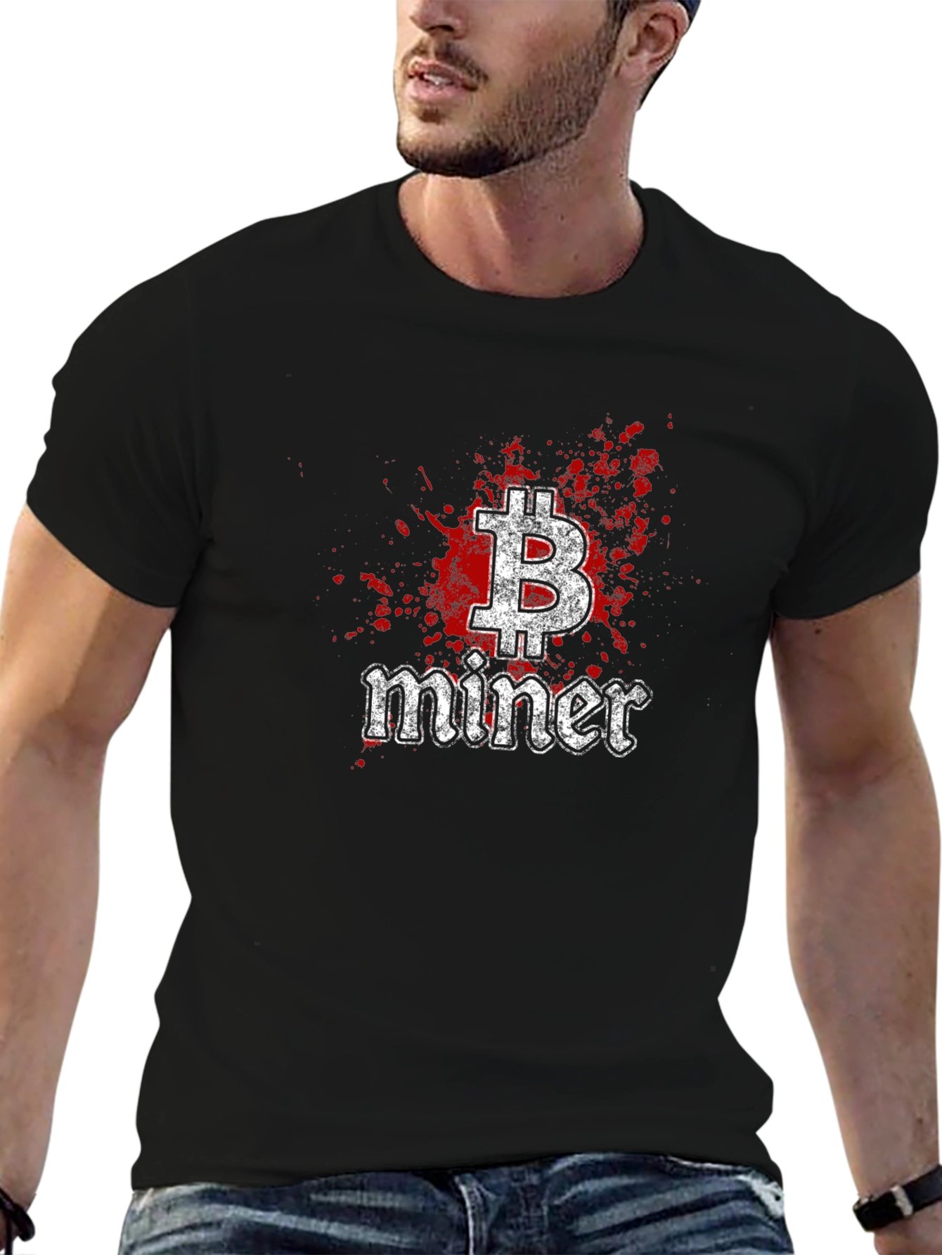 Bitcoin Miner Graphic T-Shirt