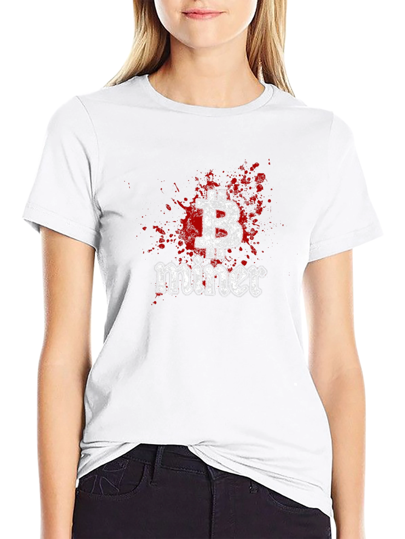 Bitcoin Miner Graphic T-Shirt