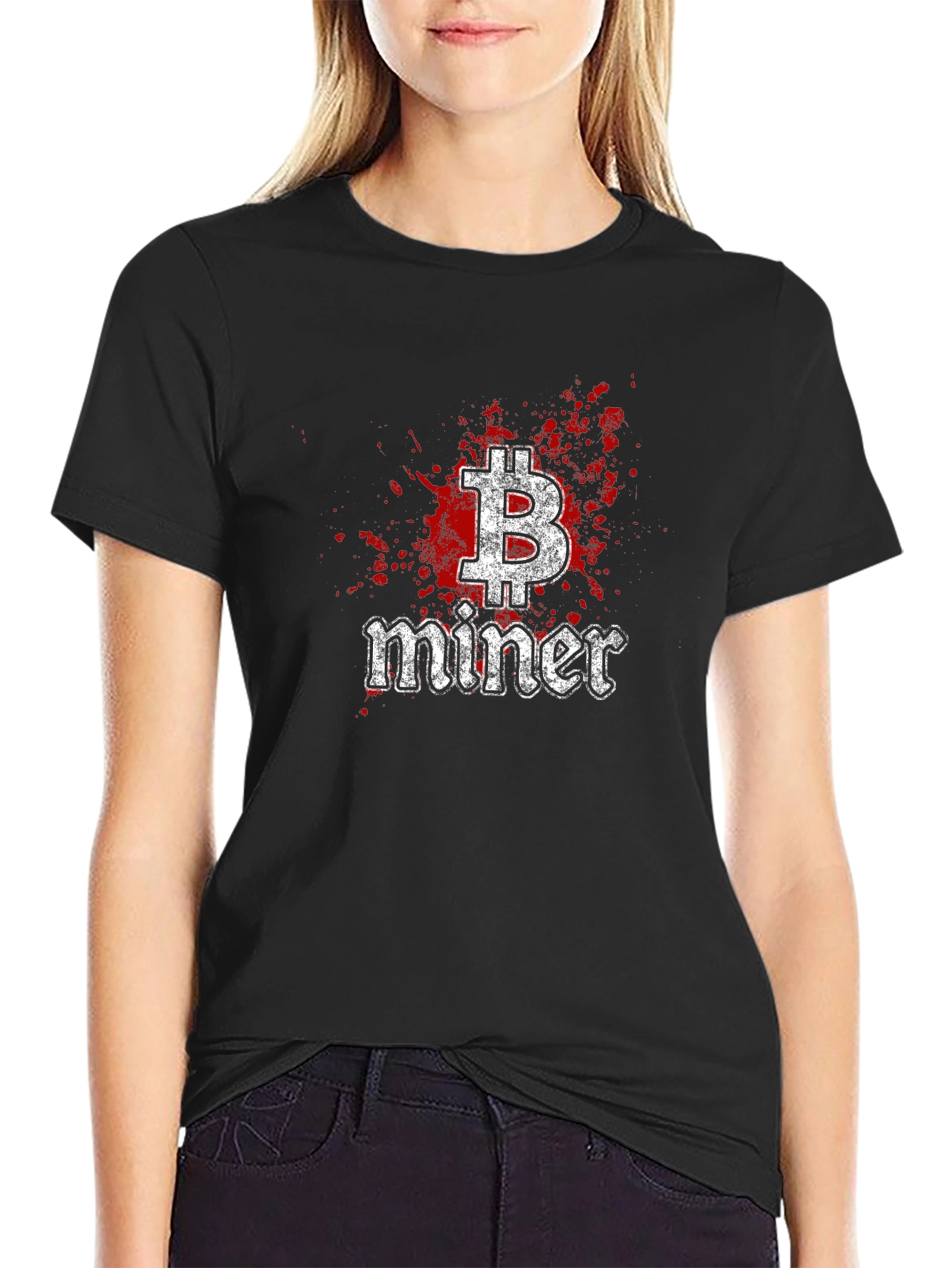 Bitcoin Miner Graphic T-Shirt