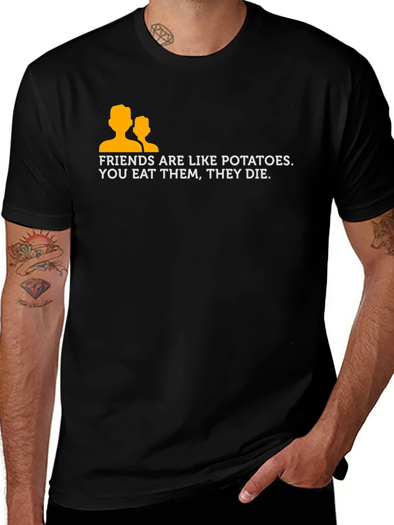 Funny Friends Like Potatoes Graphic Tee