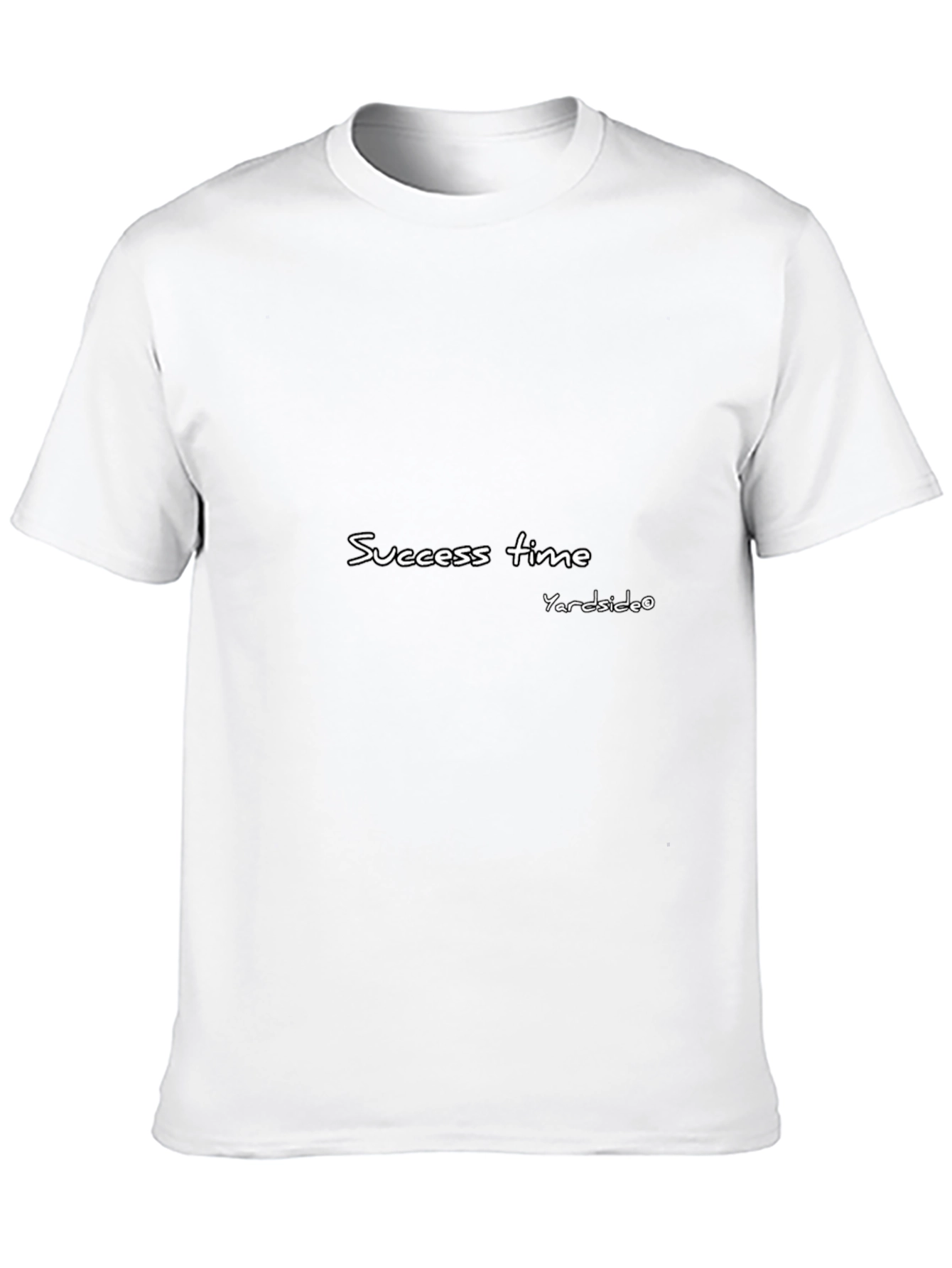 Success Time Black Graphic Tee