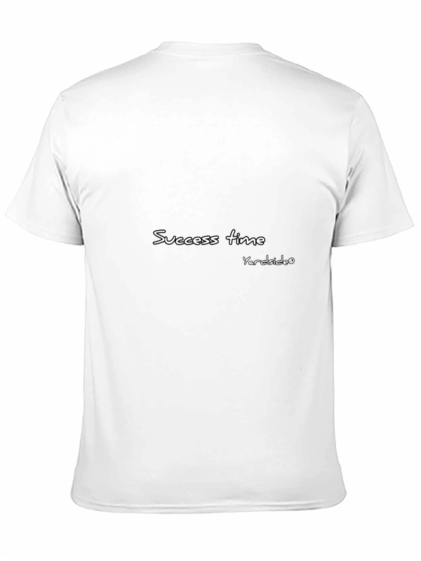 Success Time Black Graphic Tee