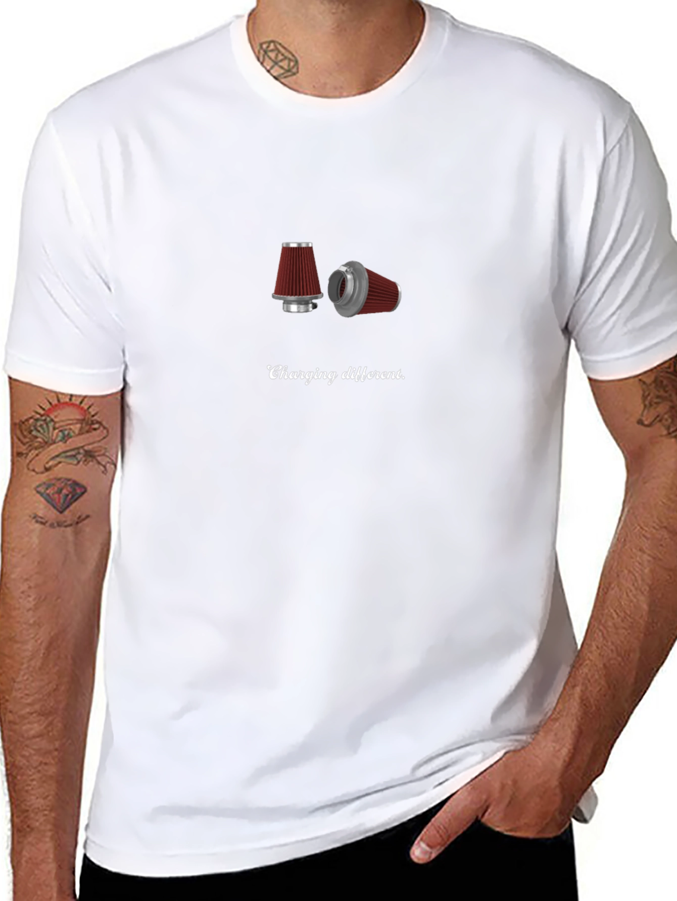 Charging Different Tee