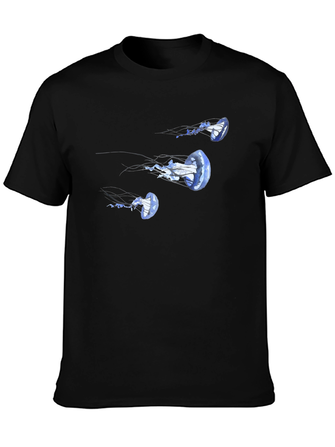 Jellyfish Graphic Black T-Shirt