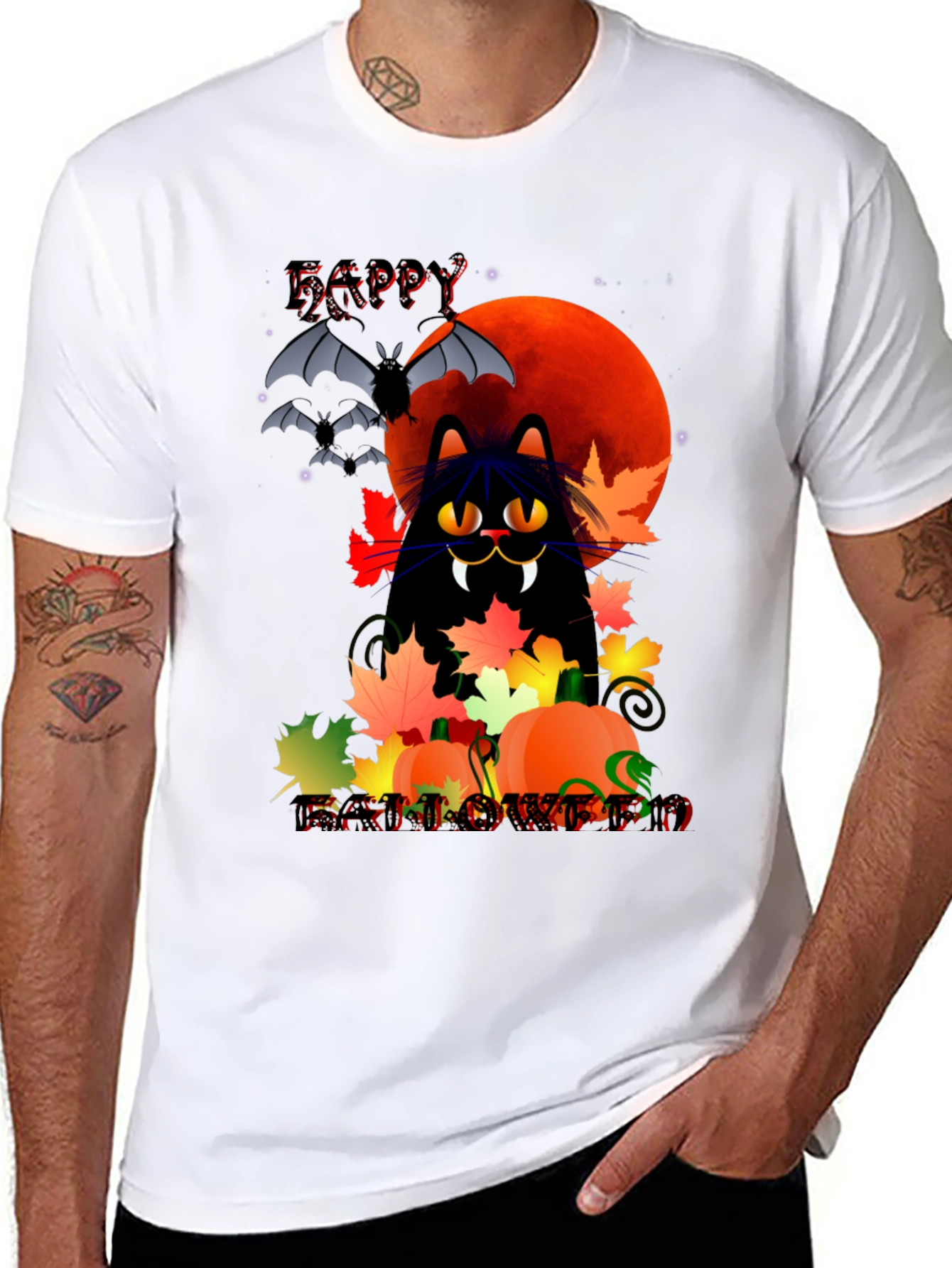Halloween Cat T-Shirt