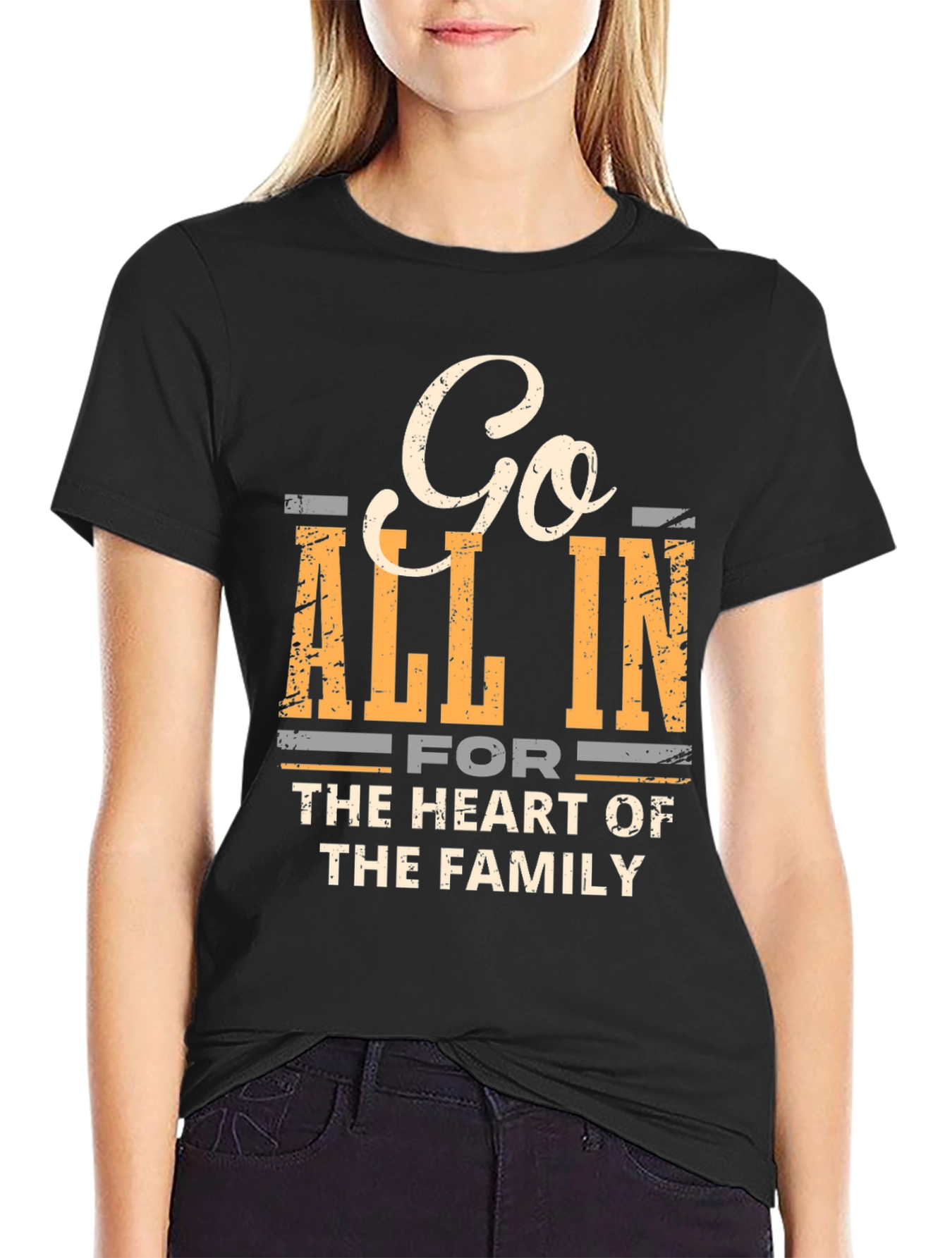 Go All In T-Shirt: Family First Tee