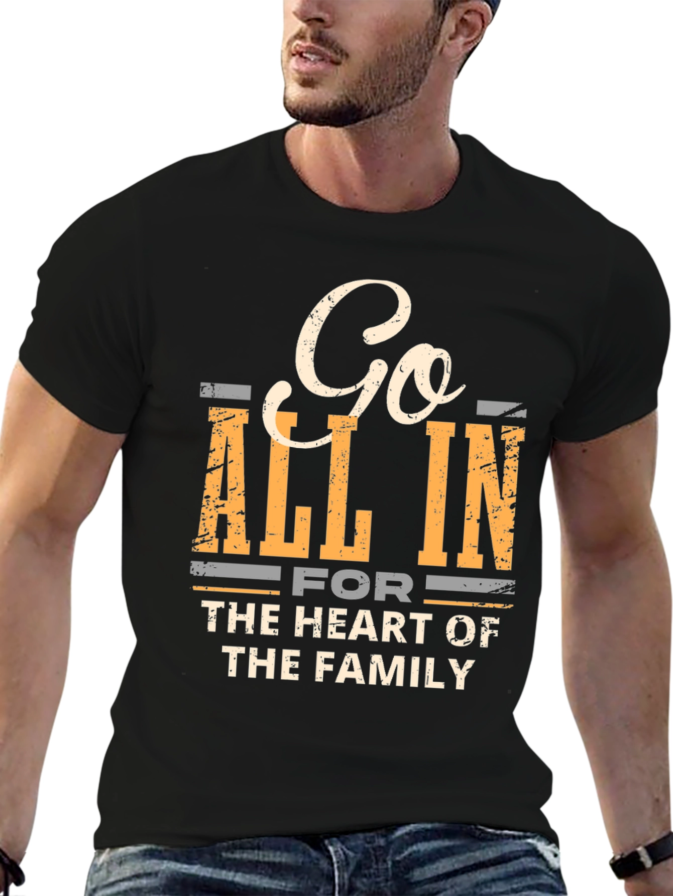 Go All In T-Shirt: Family First Tee