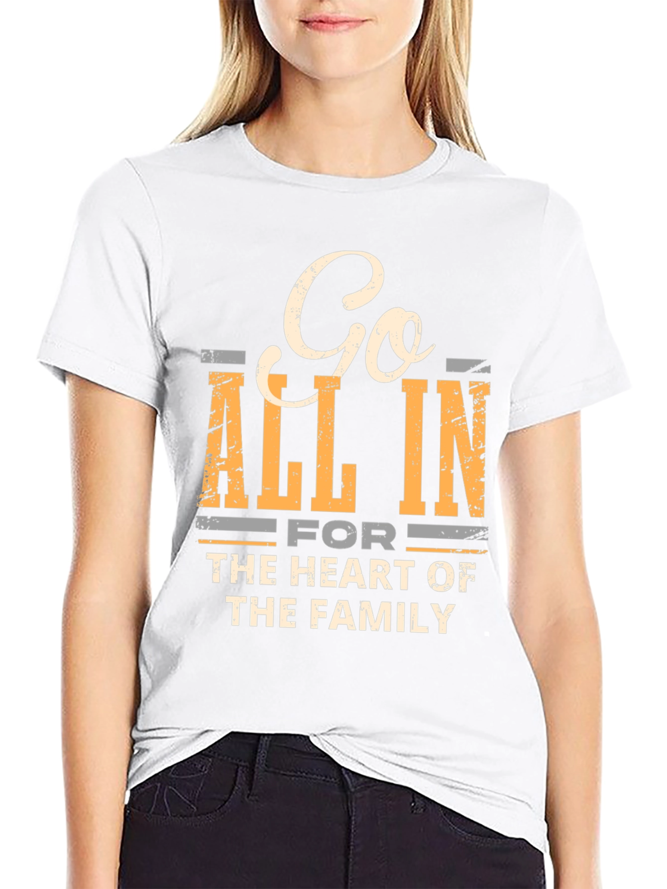 Go All In T-Shirt: Family First Tee