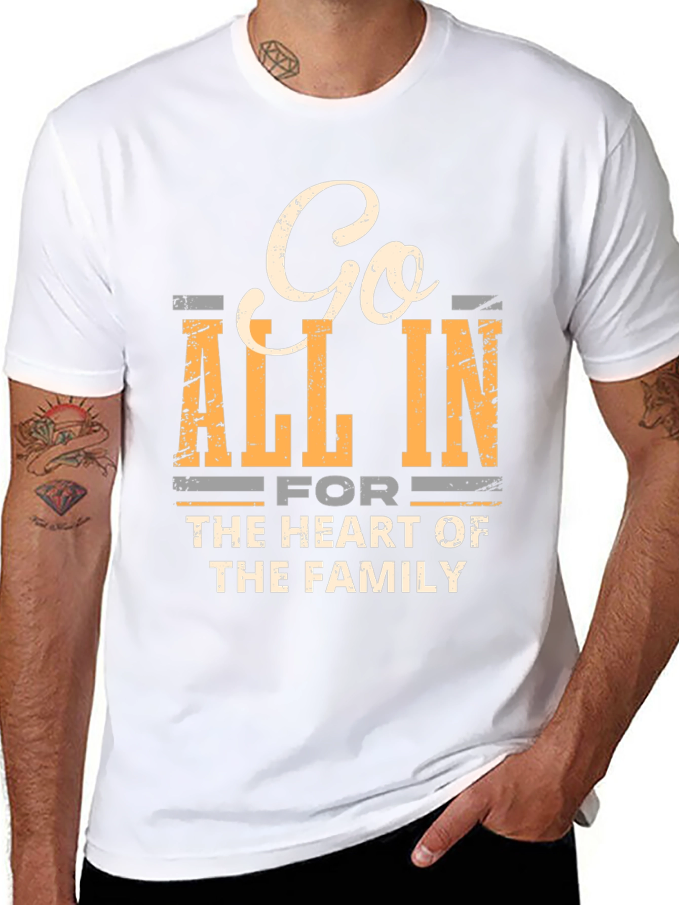 Go All In T-Shirt: Family First Tee