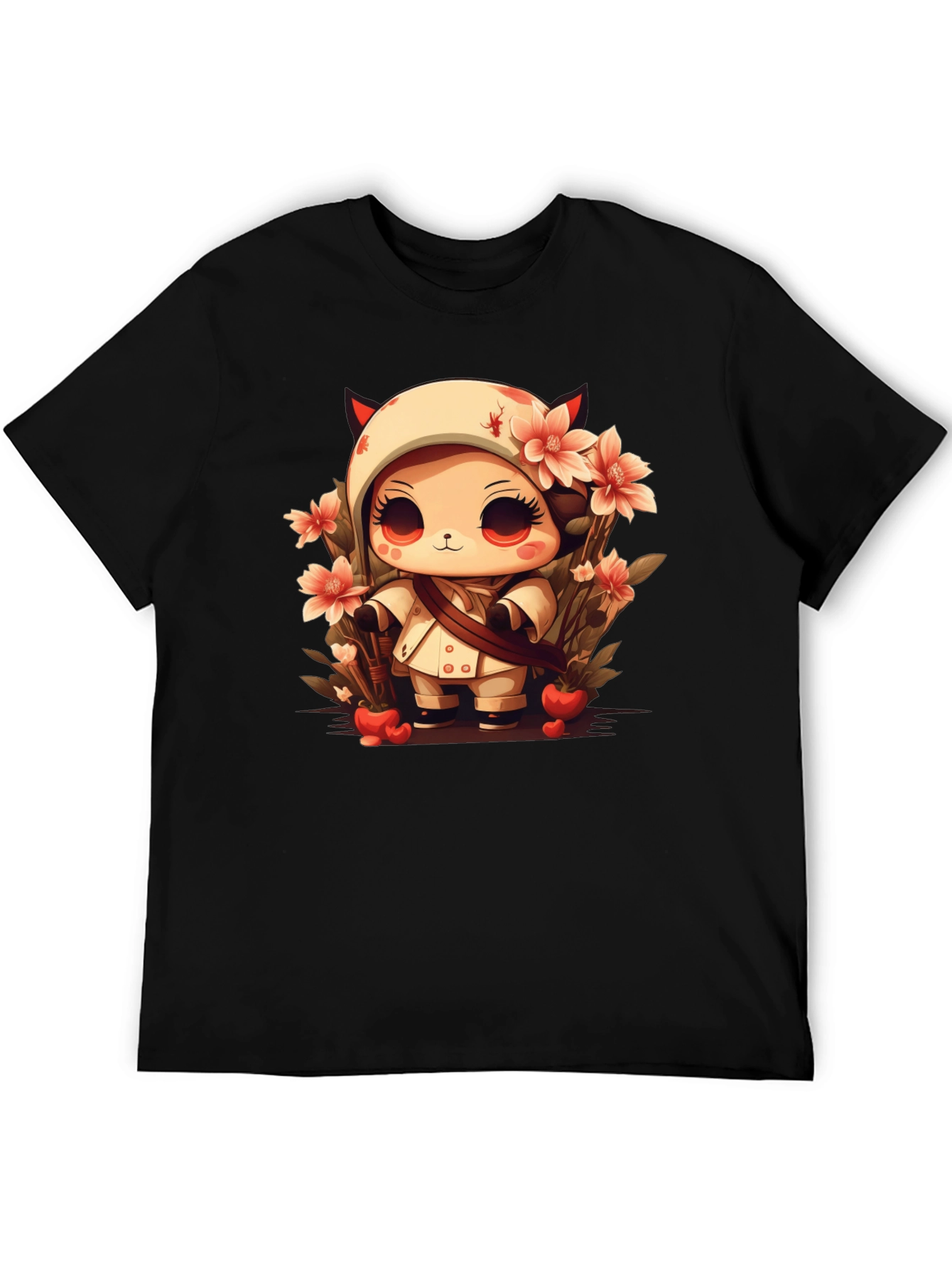 Cute Devil Anime Style Graphic Tee