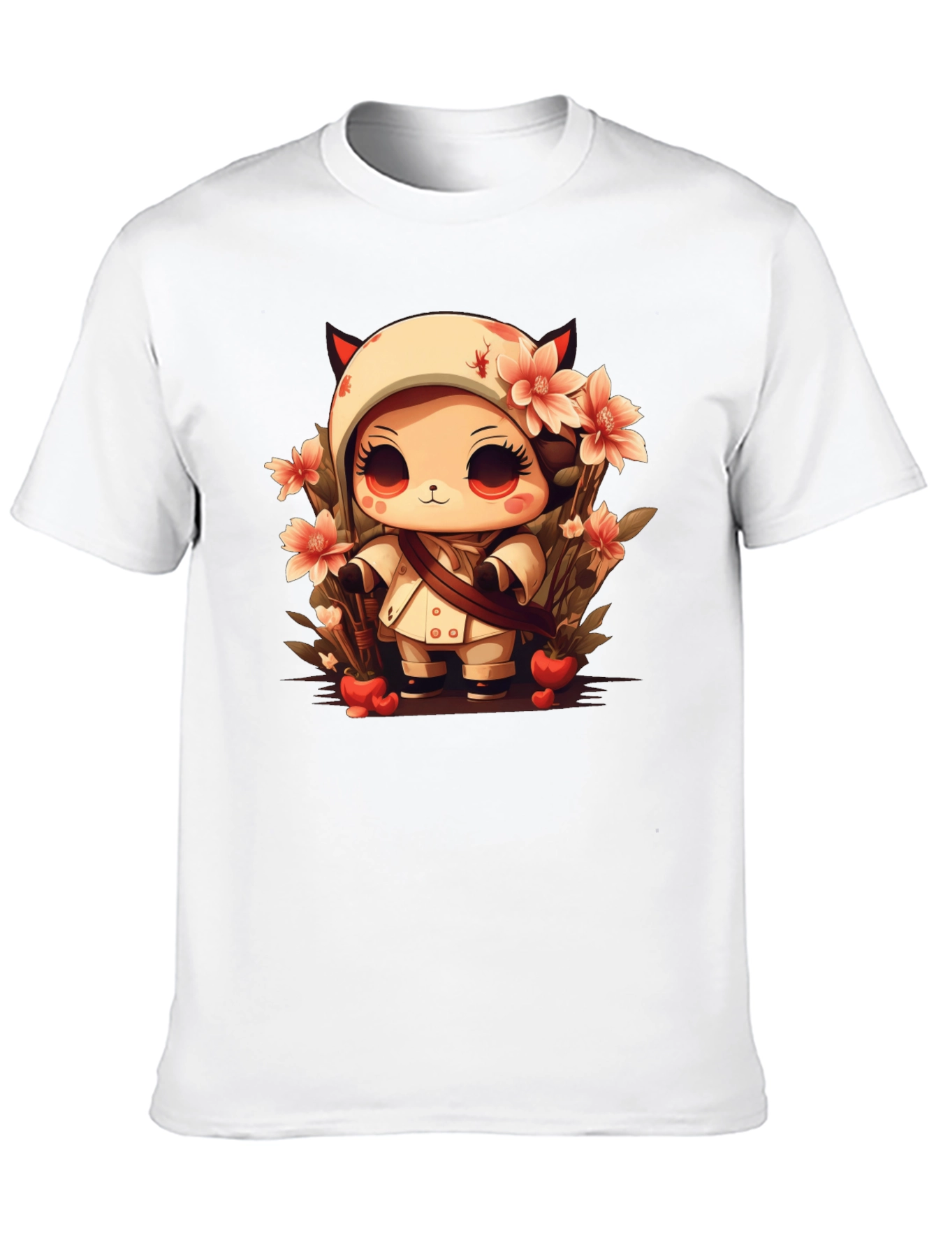 Cute Devil Anime Style Graphic Tee