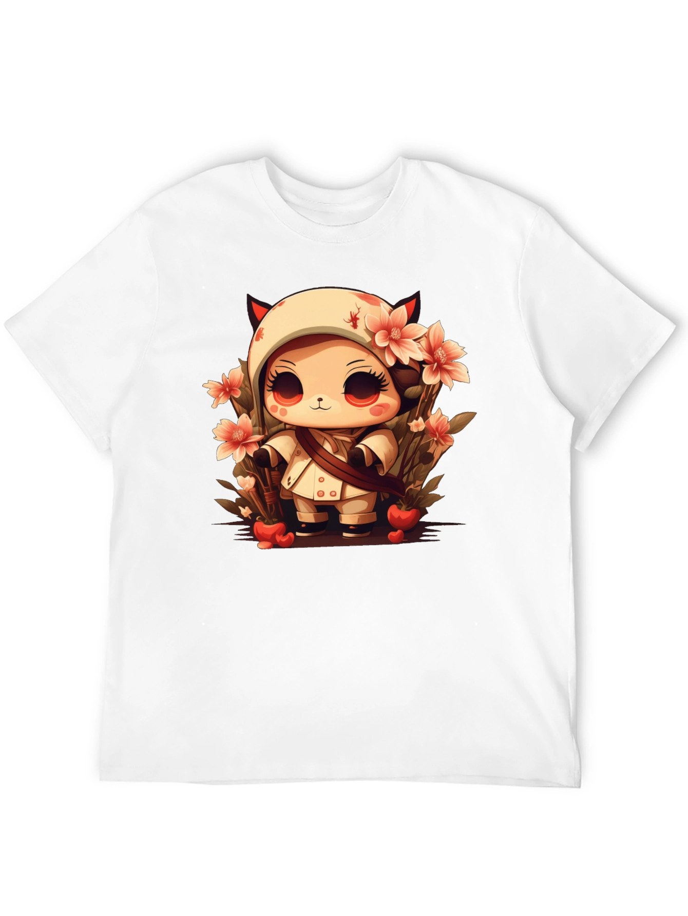 Cute Devil Anime Style Graphic Tee