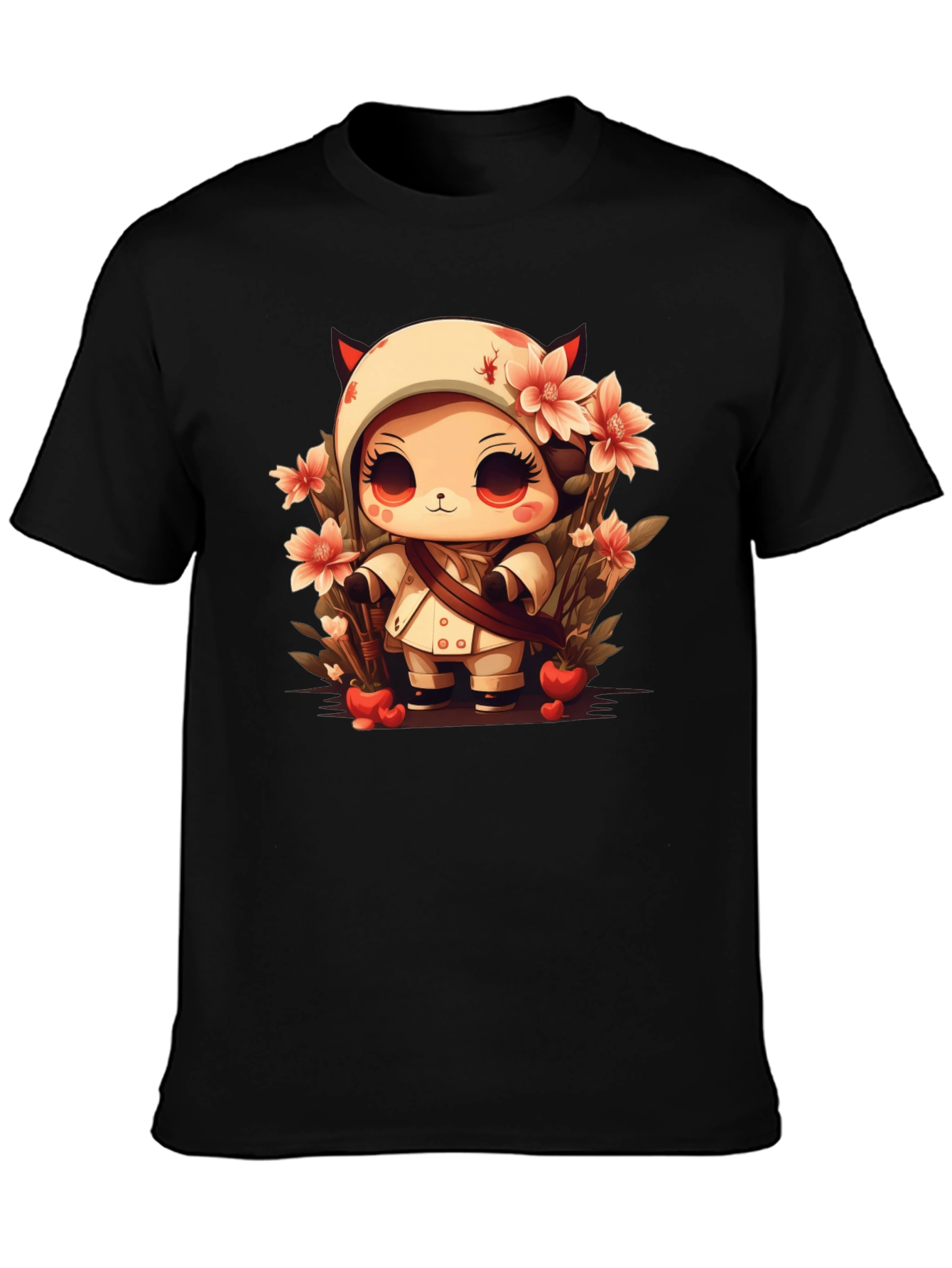 Cute Devil Anime Style Graphic Tee