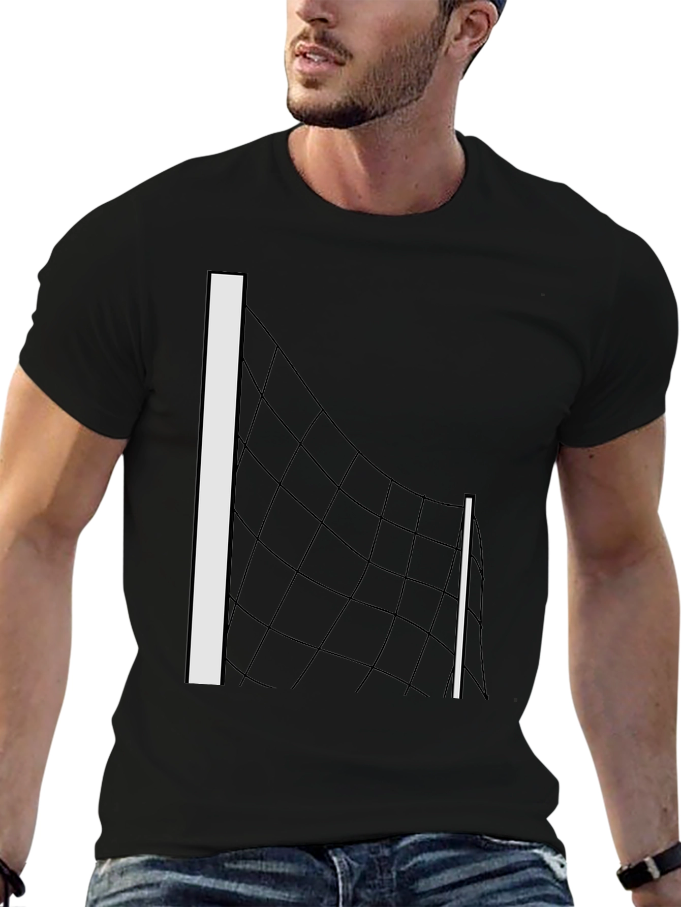 Abstract Net T-Shirt: Modern Graphic Tee