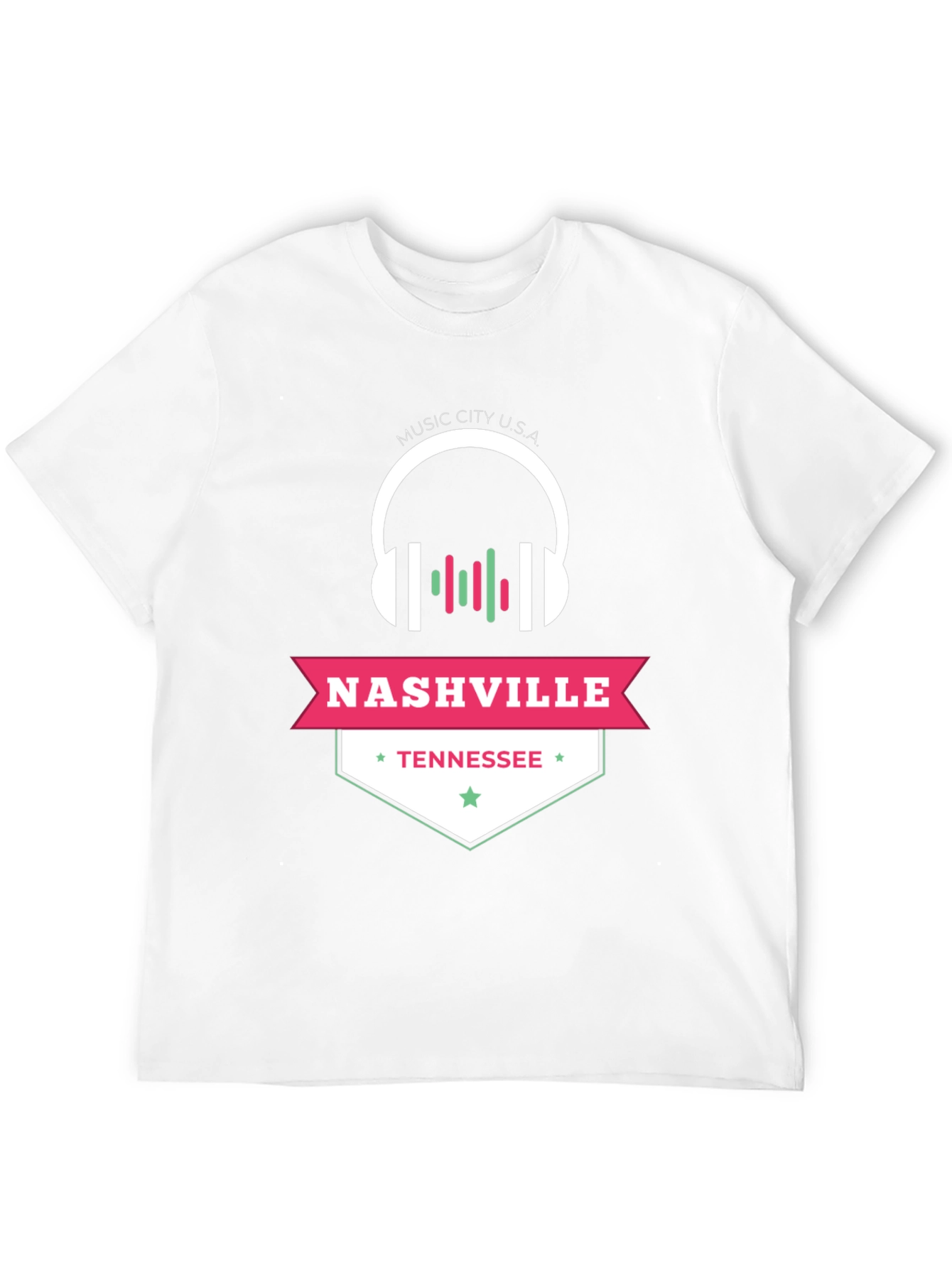 Nashville Tennessee Music City USA Graphic Tee