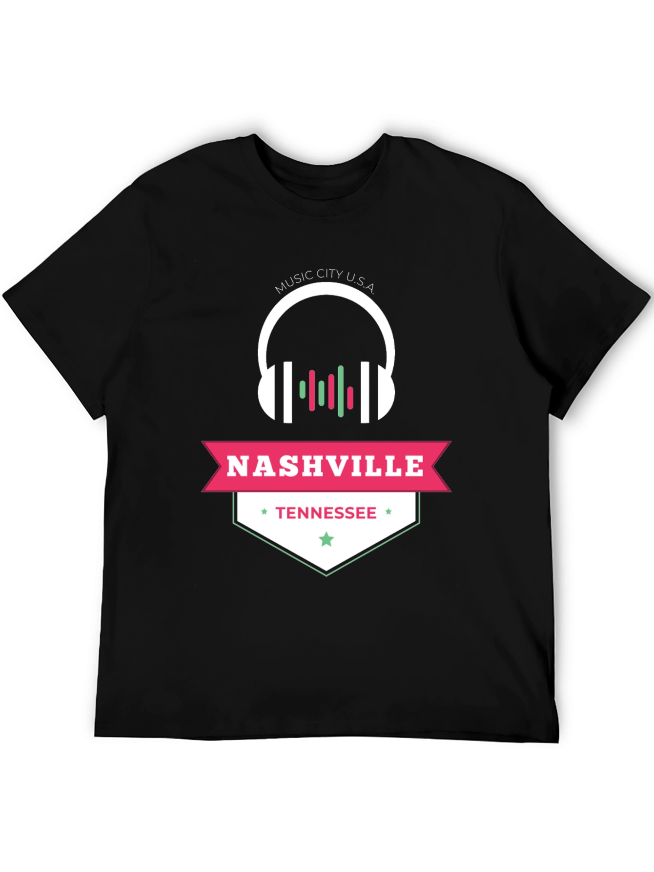 Nashville Tennessee Music City USA Graphic Tee