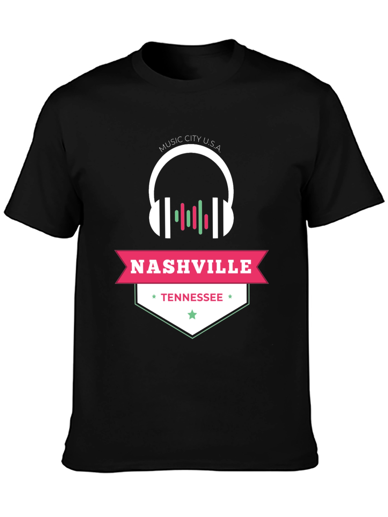 Nashville Tennessee Music City USA Graphic Tee