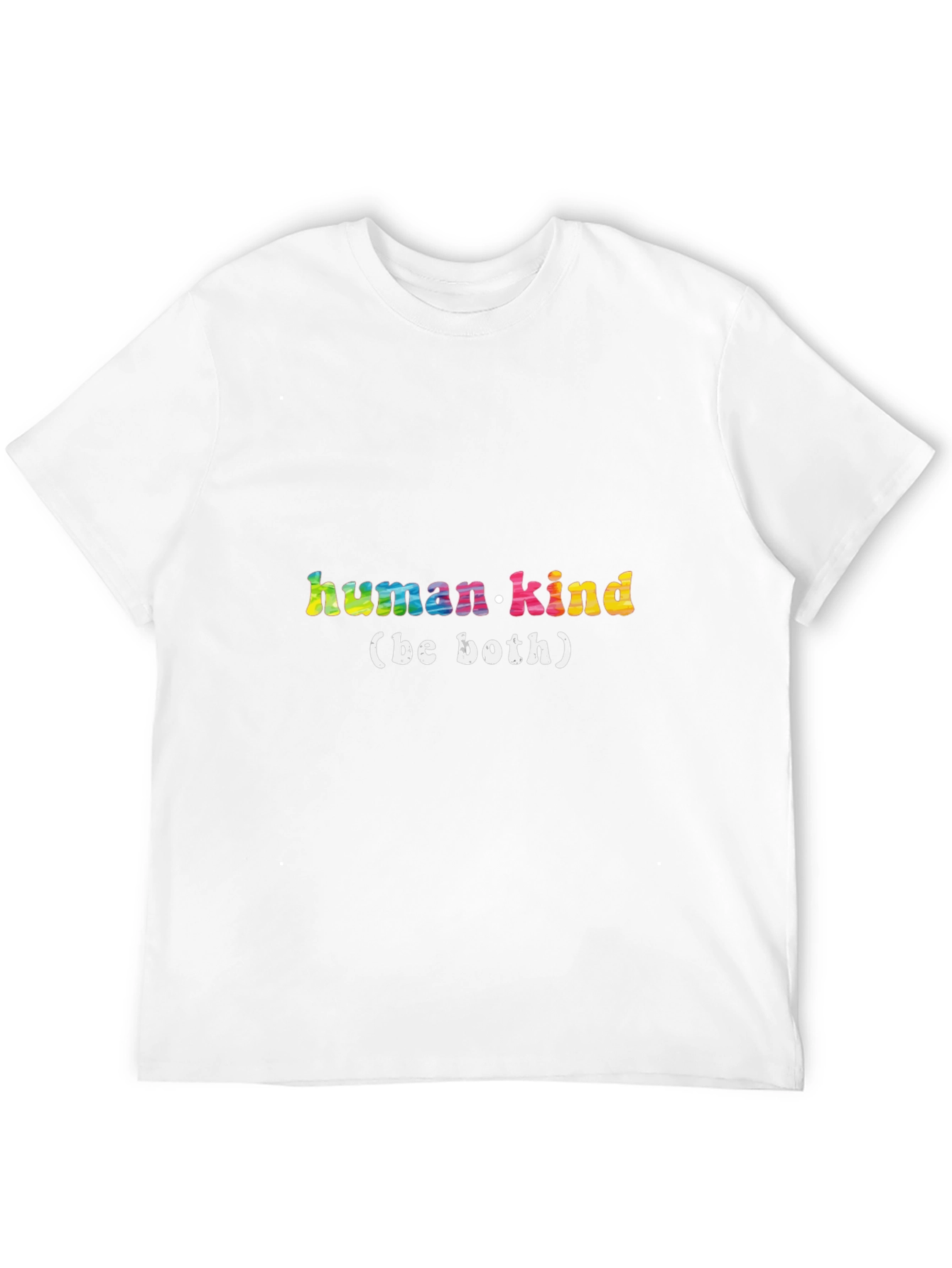 Human Kind Be Both Black Graphic T-Shirt
