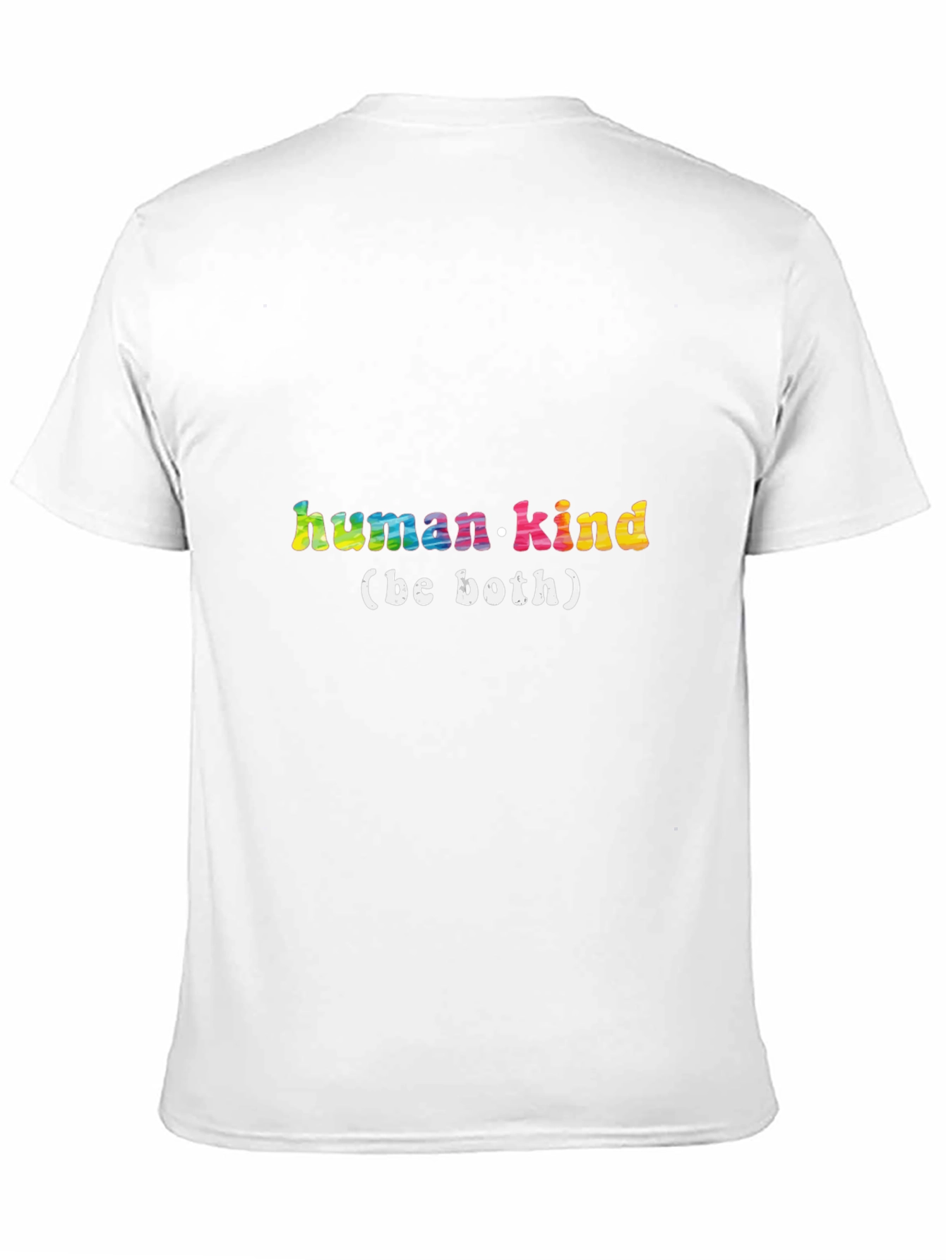 Human Kind Be Both Black Graphic T-Shirt