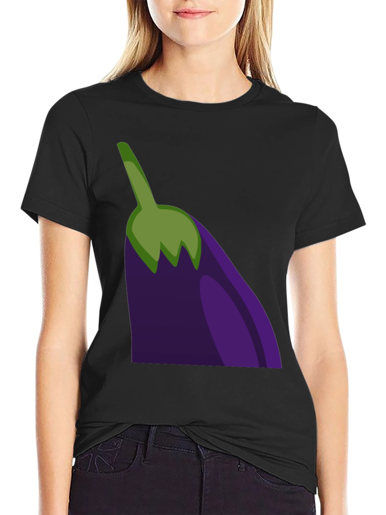 Eggplant Emoji T-Shirt