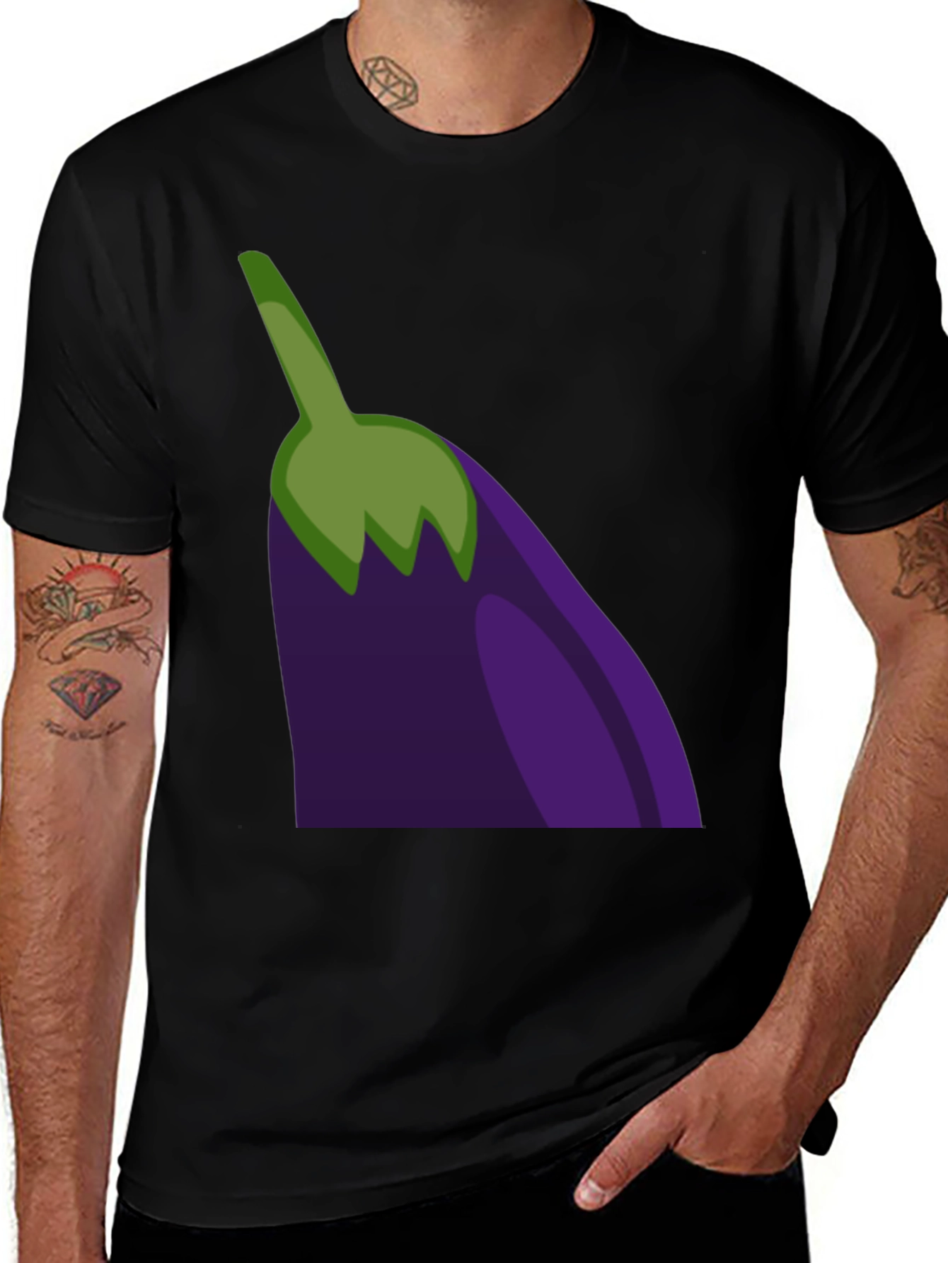 Eggplant Emoji T-Shirt