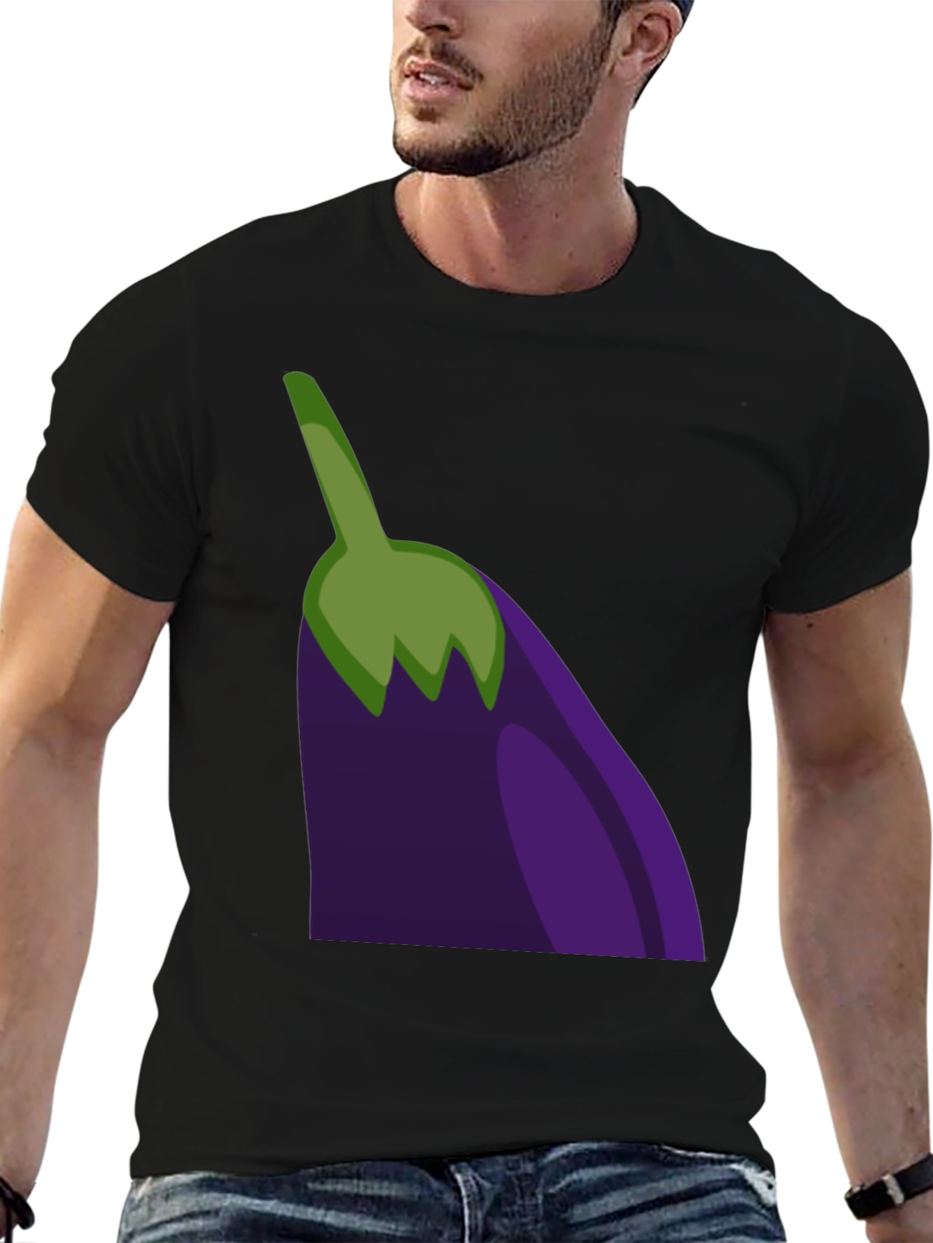 Eggplant Emoji T-Shirt