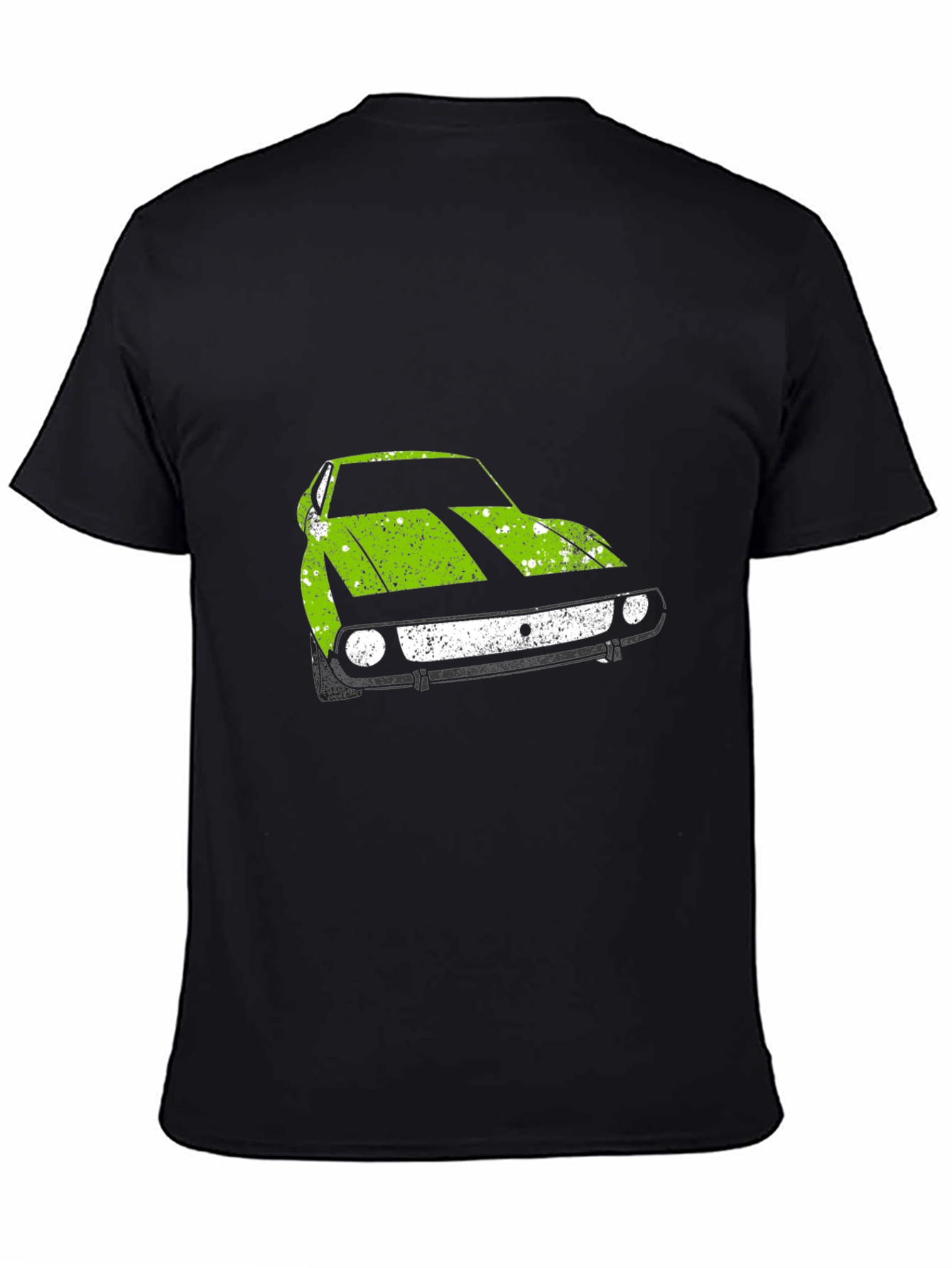 Retro Car Graphic Tee - Black