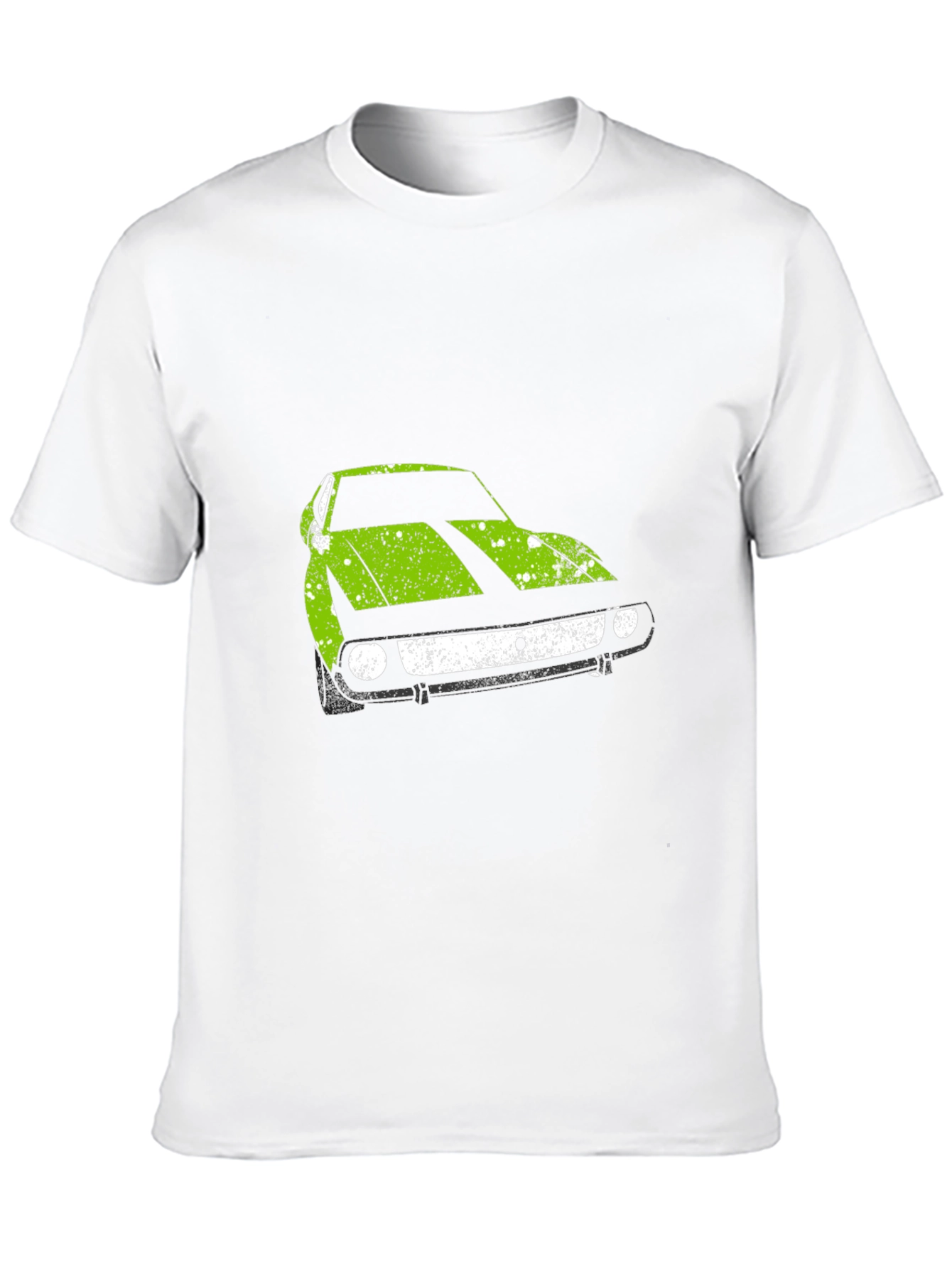 Retro Car Graphic Tee - Black