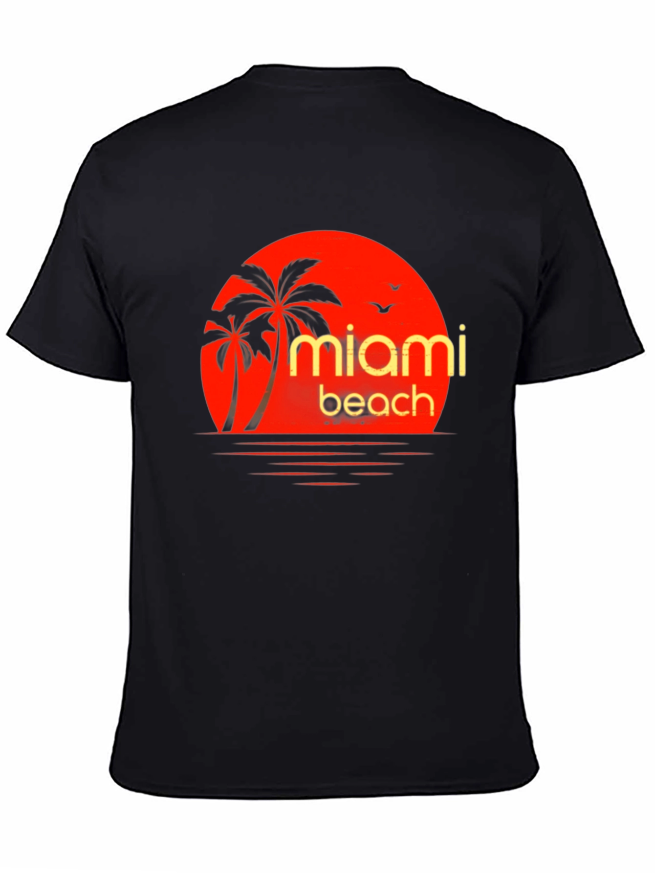 Miami Beach Palm Tree Graphic Tee