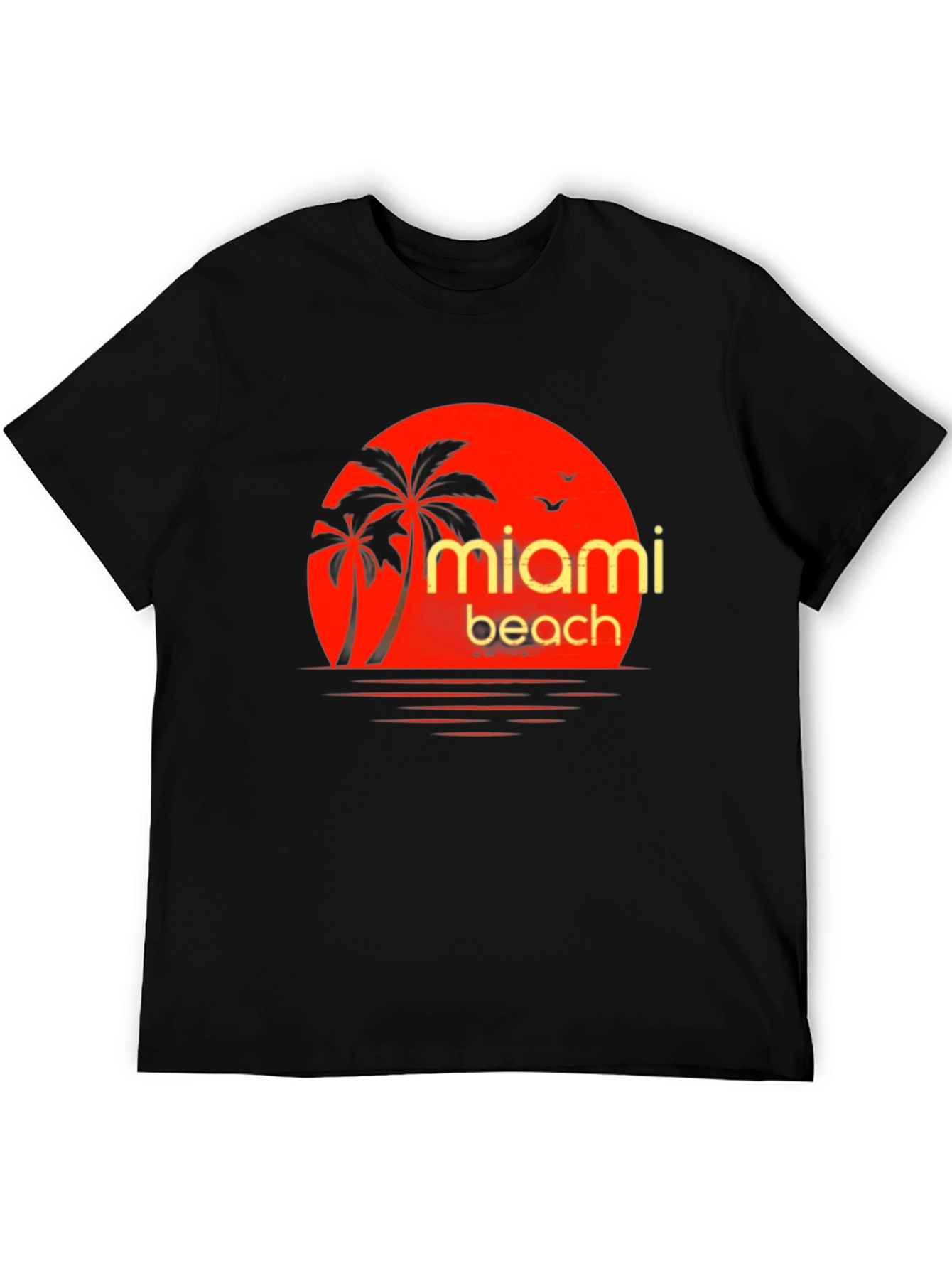 Miami Beach Palm Tree Graphic Tee