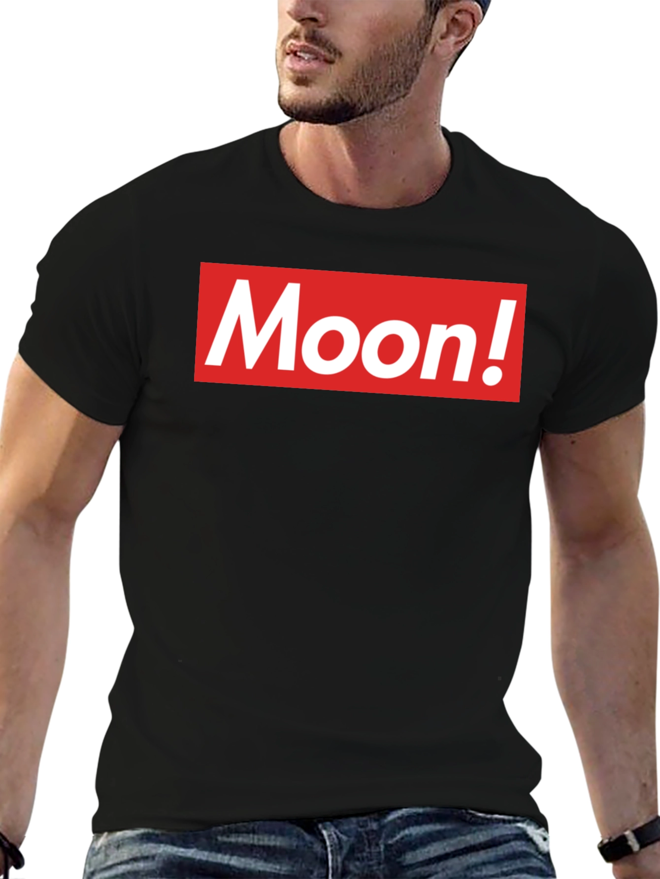 Moon! Graphic Tee - Statement Style T-Shirt
