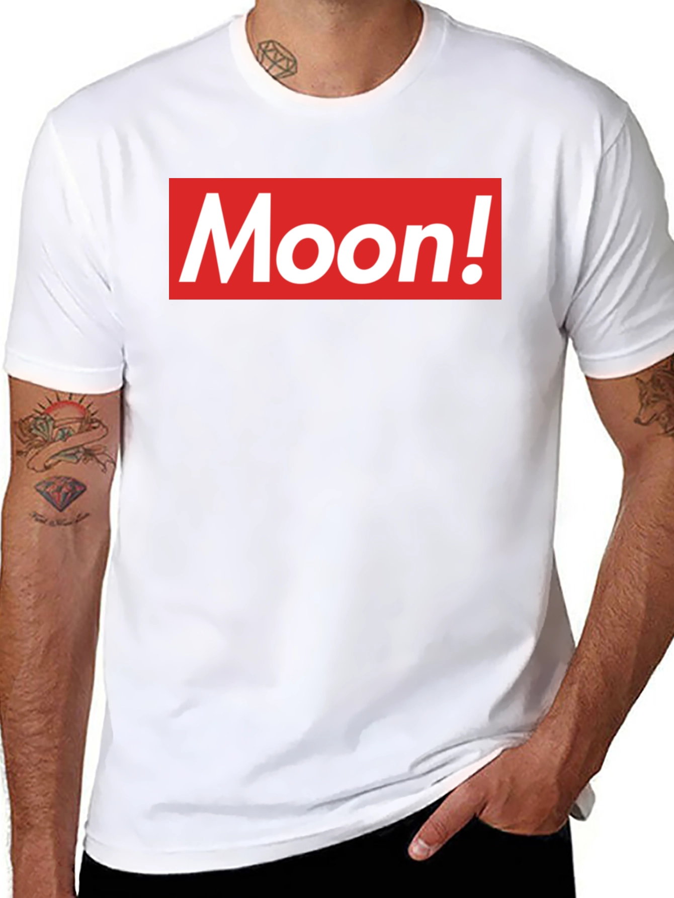 Moon! Graphic Tee - Statement Style T-Shirt