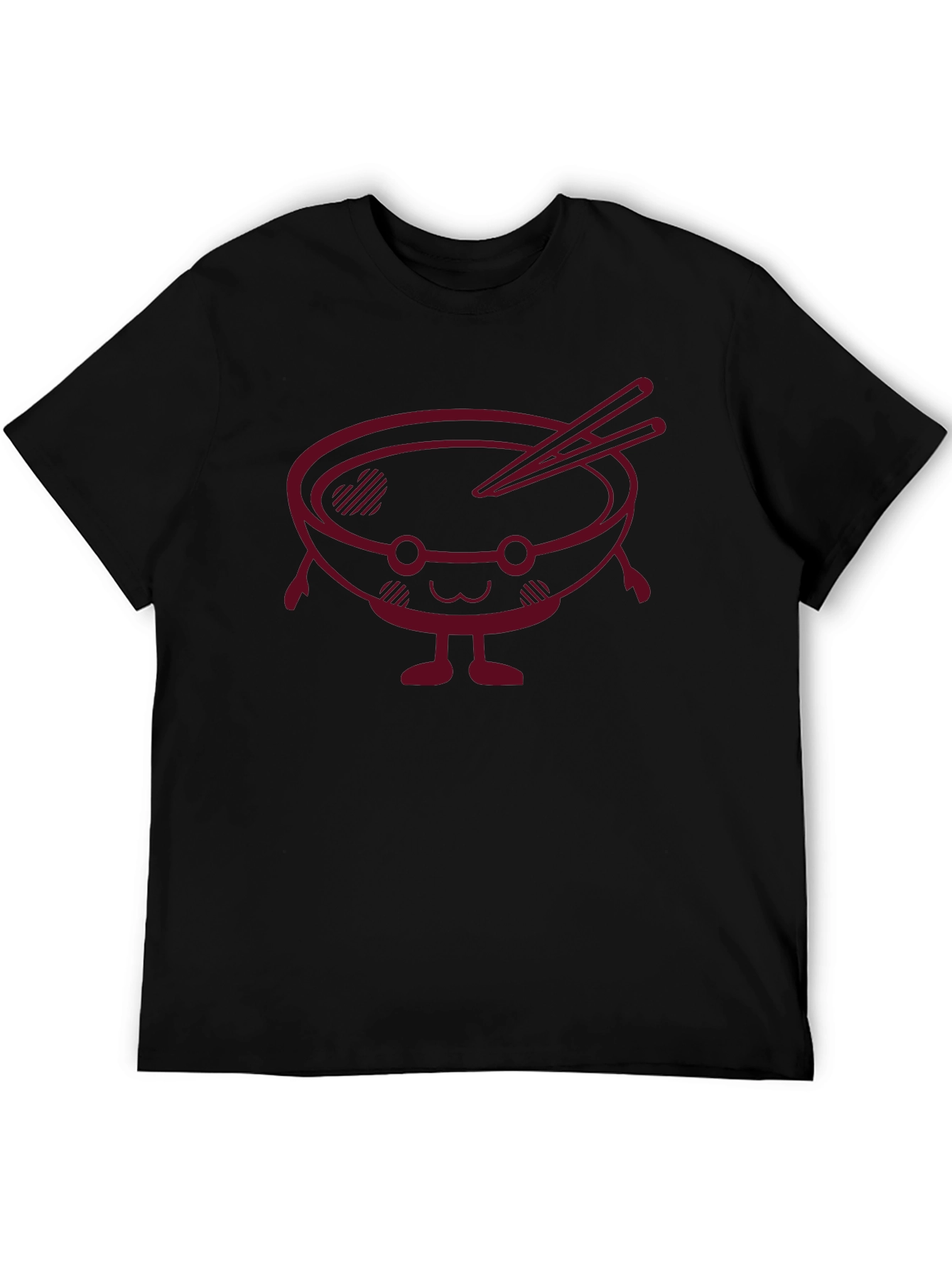 Ramen Bowl Graphic T-Shirt - Black