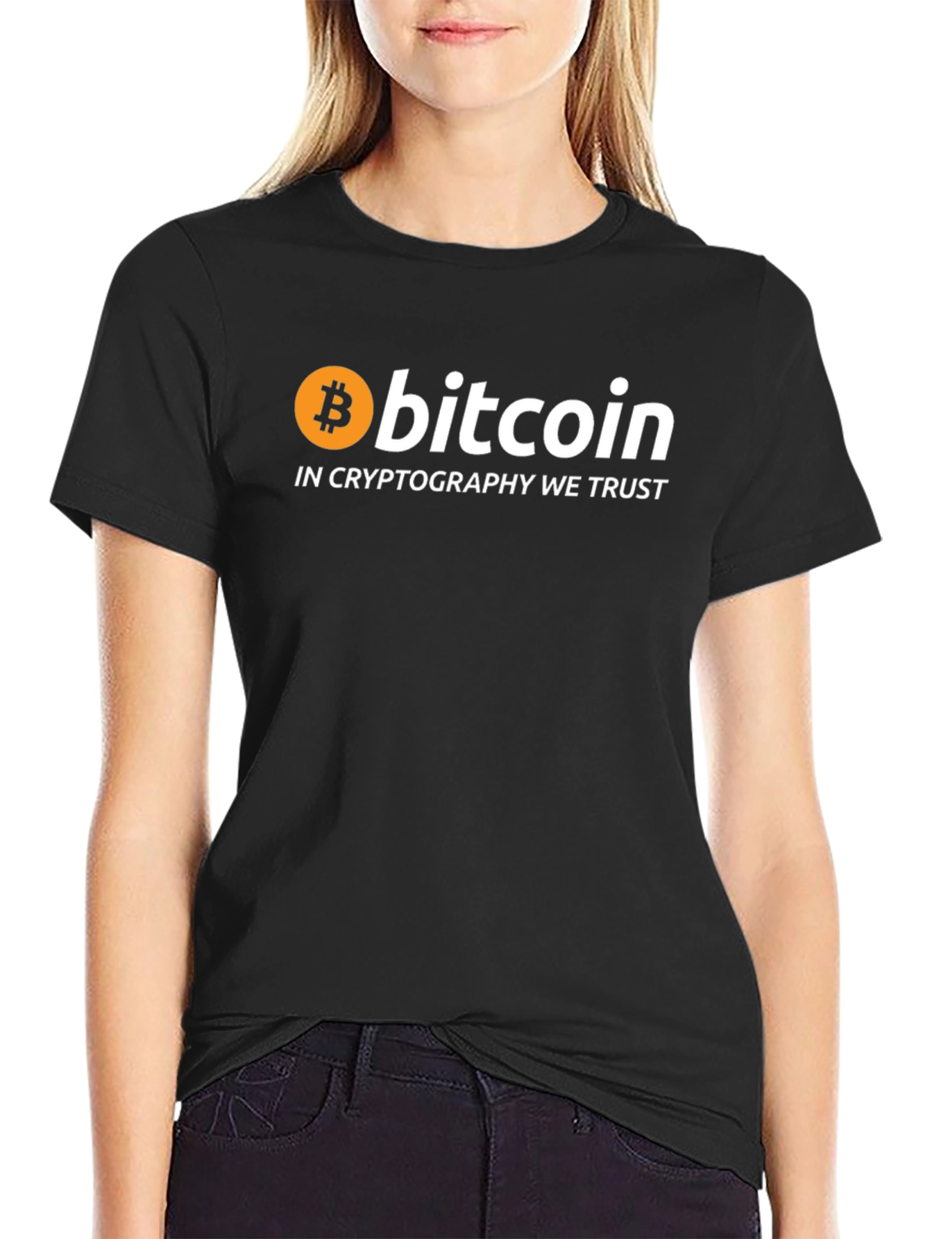 Bitcoin Crypto T-Shirt - In Cryptography We Trust