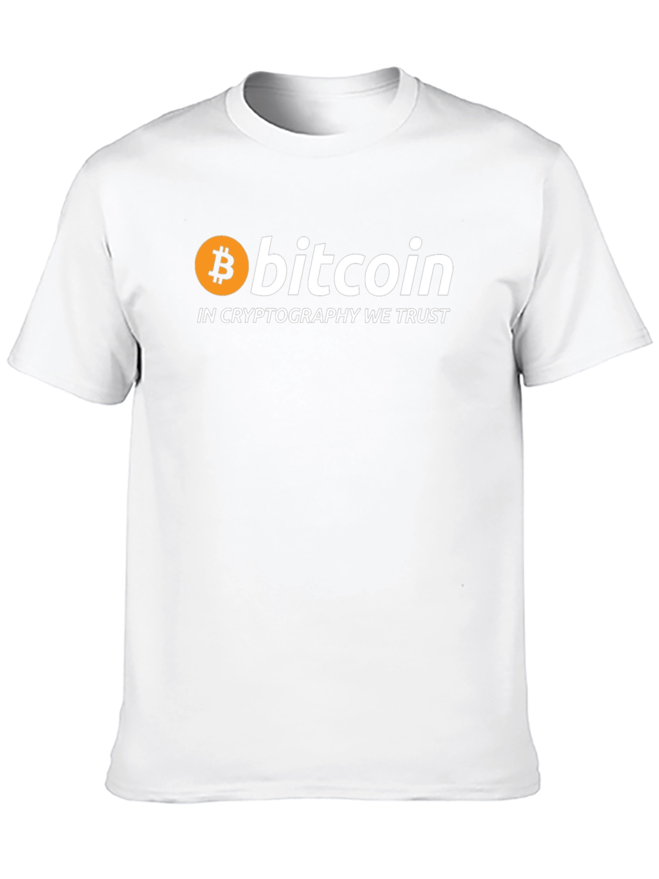 Bitcoin Crypto T-Shirt - In Cryptography We Trust