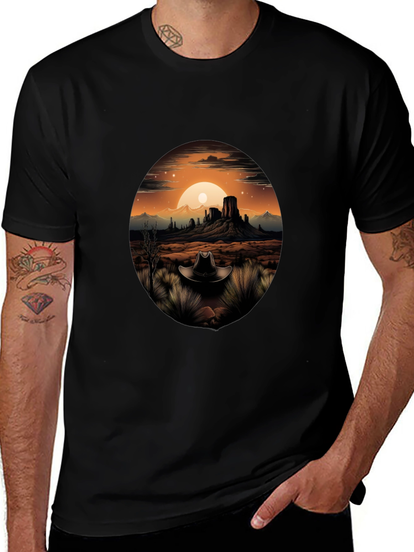 Desert Sunset Graphic Tee