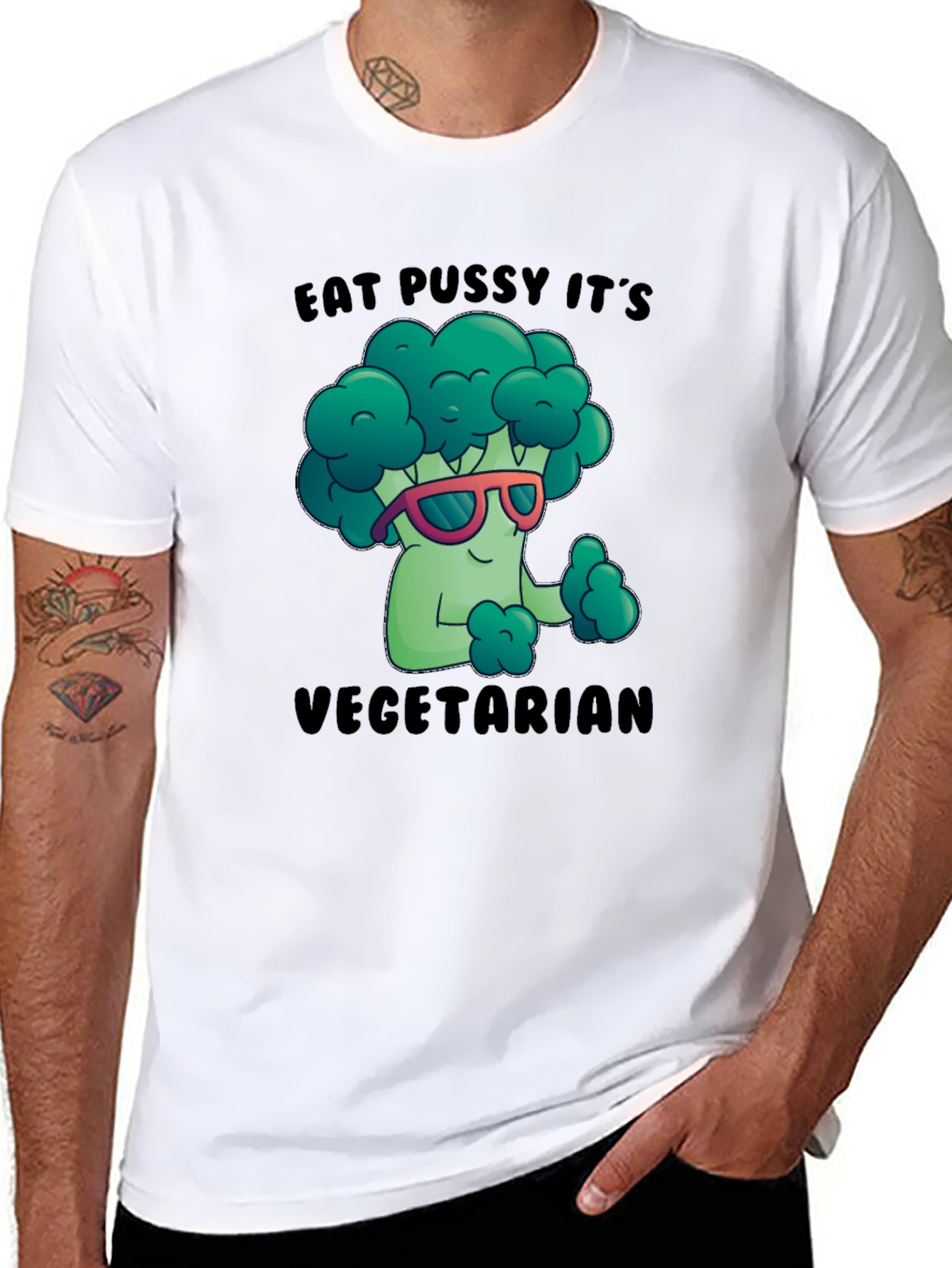 Eat P***y Its Vegetarian Funny T-Shirt