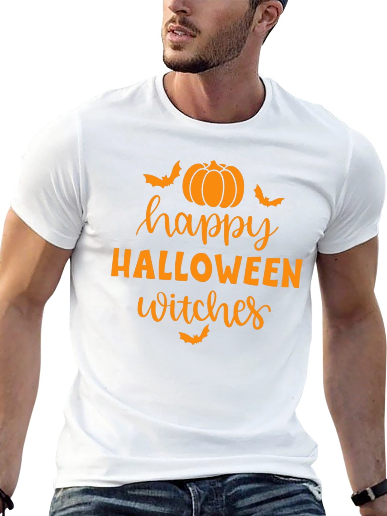 Happy Halloween Witches Black T-Shirt