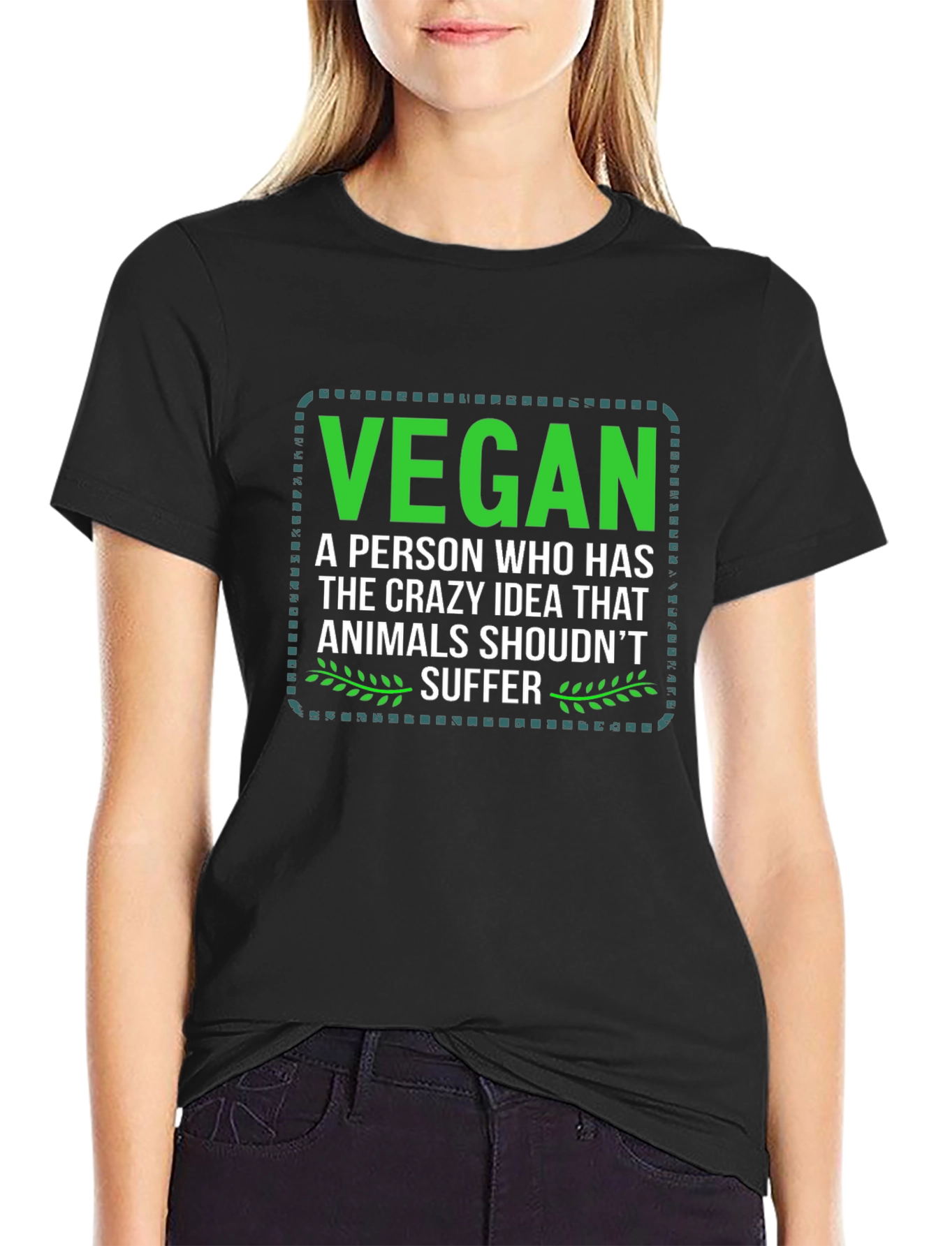 Vegan Statement Tee - Animals Shouldnt Suffer