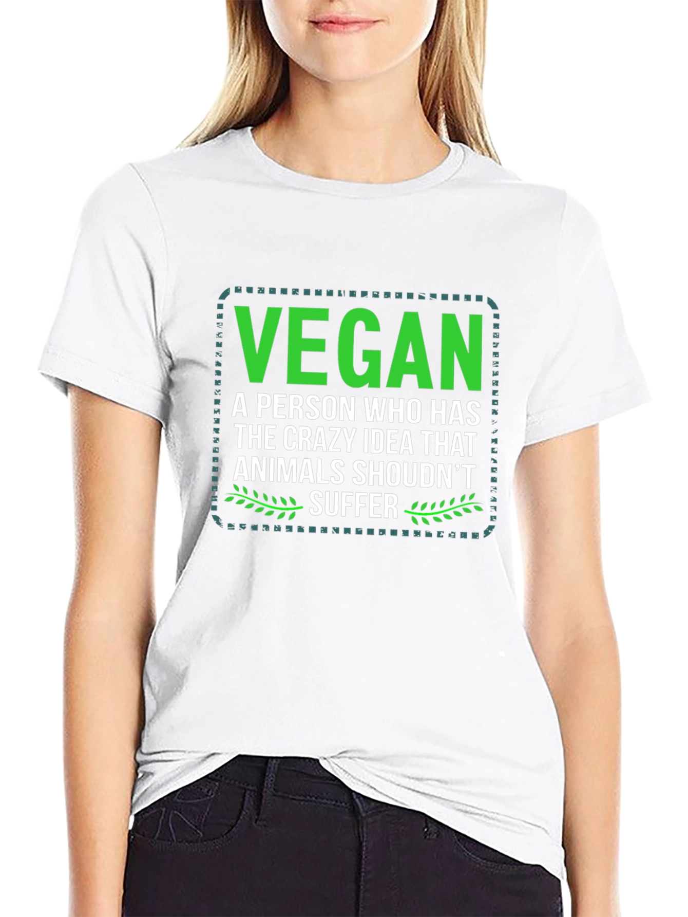 Vegan Statement Tee - Animals Shouldnt Suffer