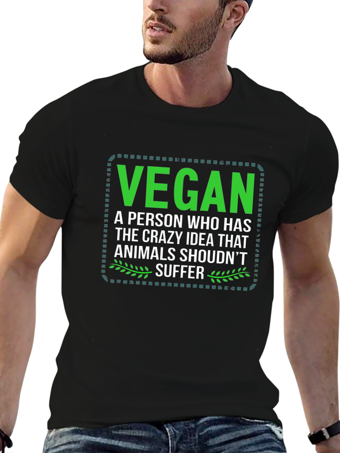 Vegan Statement Tee - Animals Shouldnt Suffer