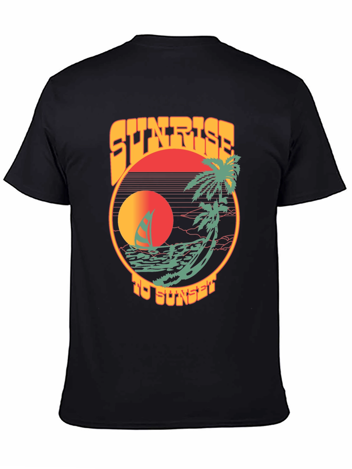 Retro Sunrise to Sunset Graphic T-Shirt