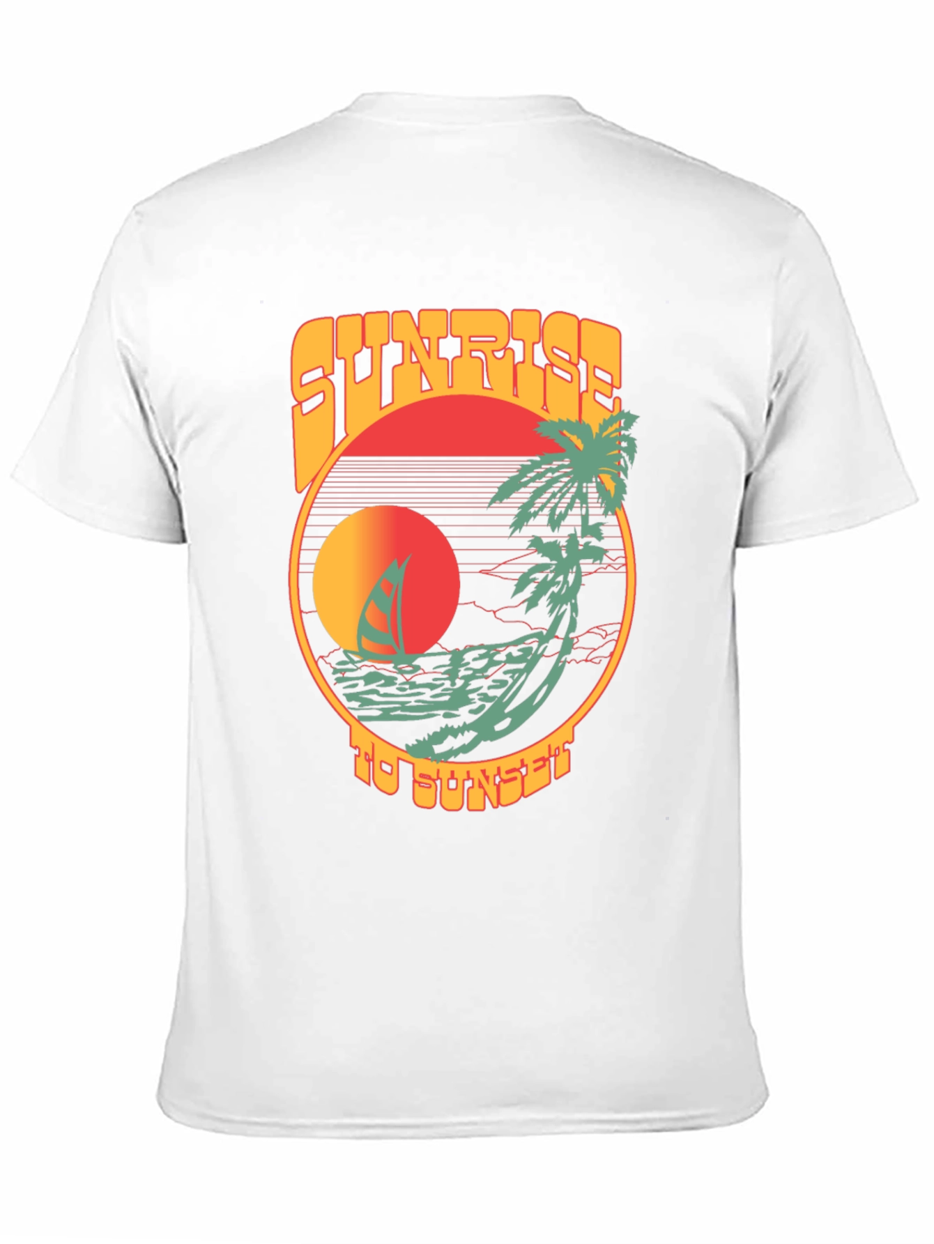 Retro Sunrise to Sunset Graphic T-Shirt
