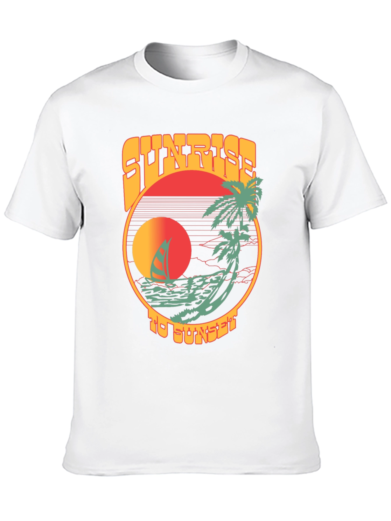 Retro Sunrise to Sunset Graphic T-Shirt
