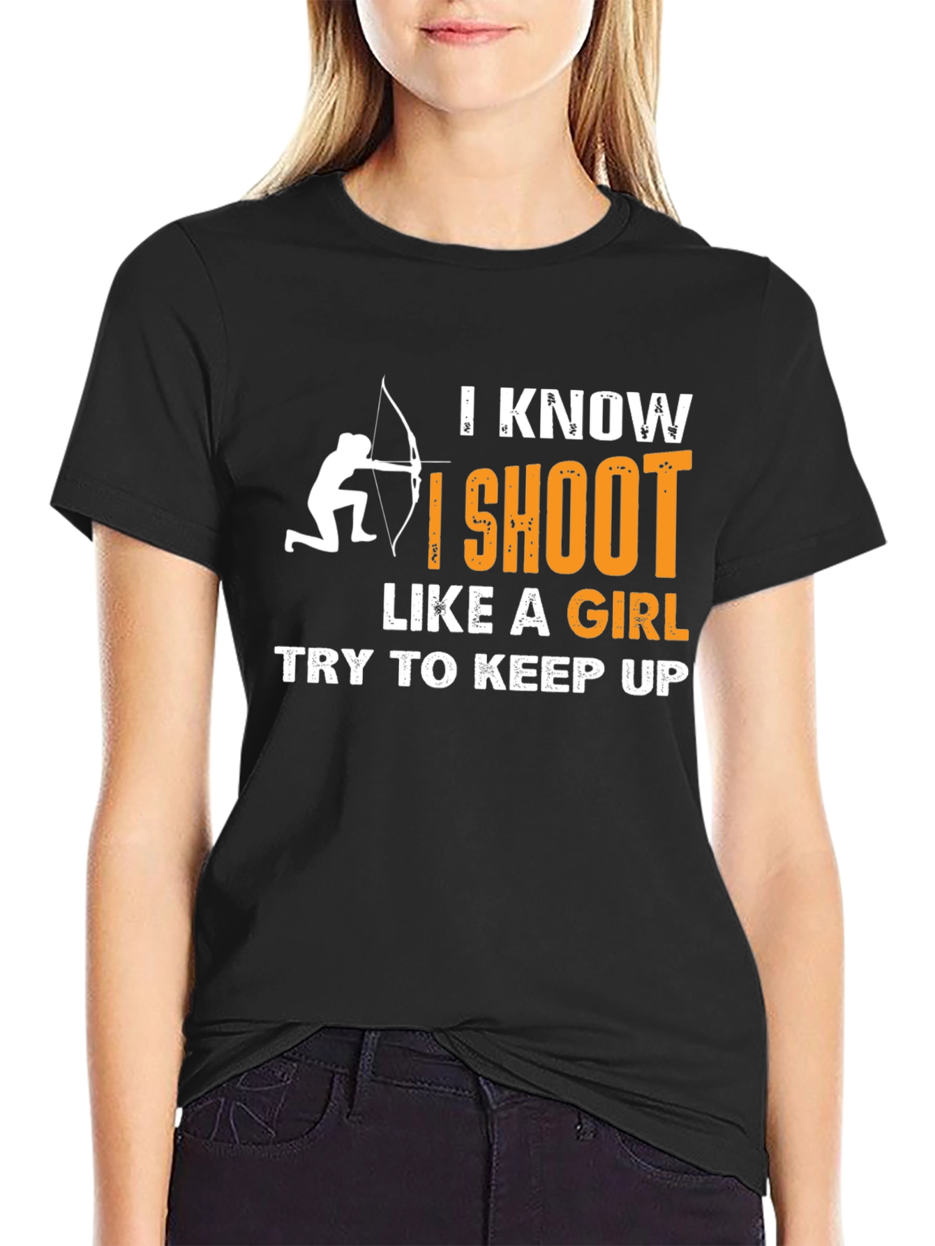 Funny Archery T-Shirt - Shoot Like a Girl